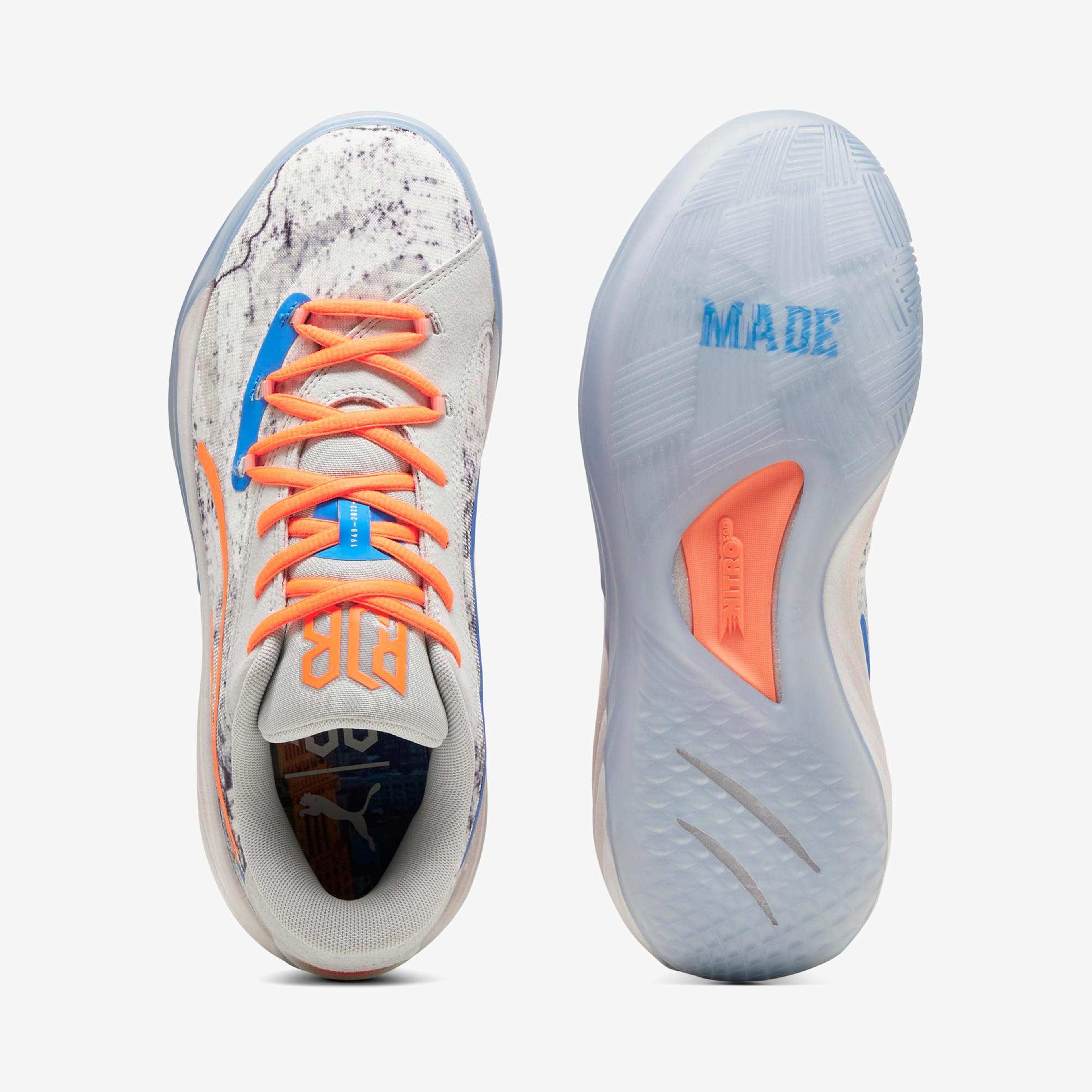 Puma All-Pro Nitro Rj Barrett Erkek Beyaz Basketbol Ayakkabısı