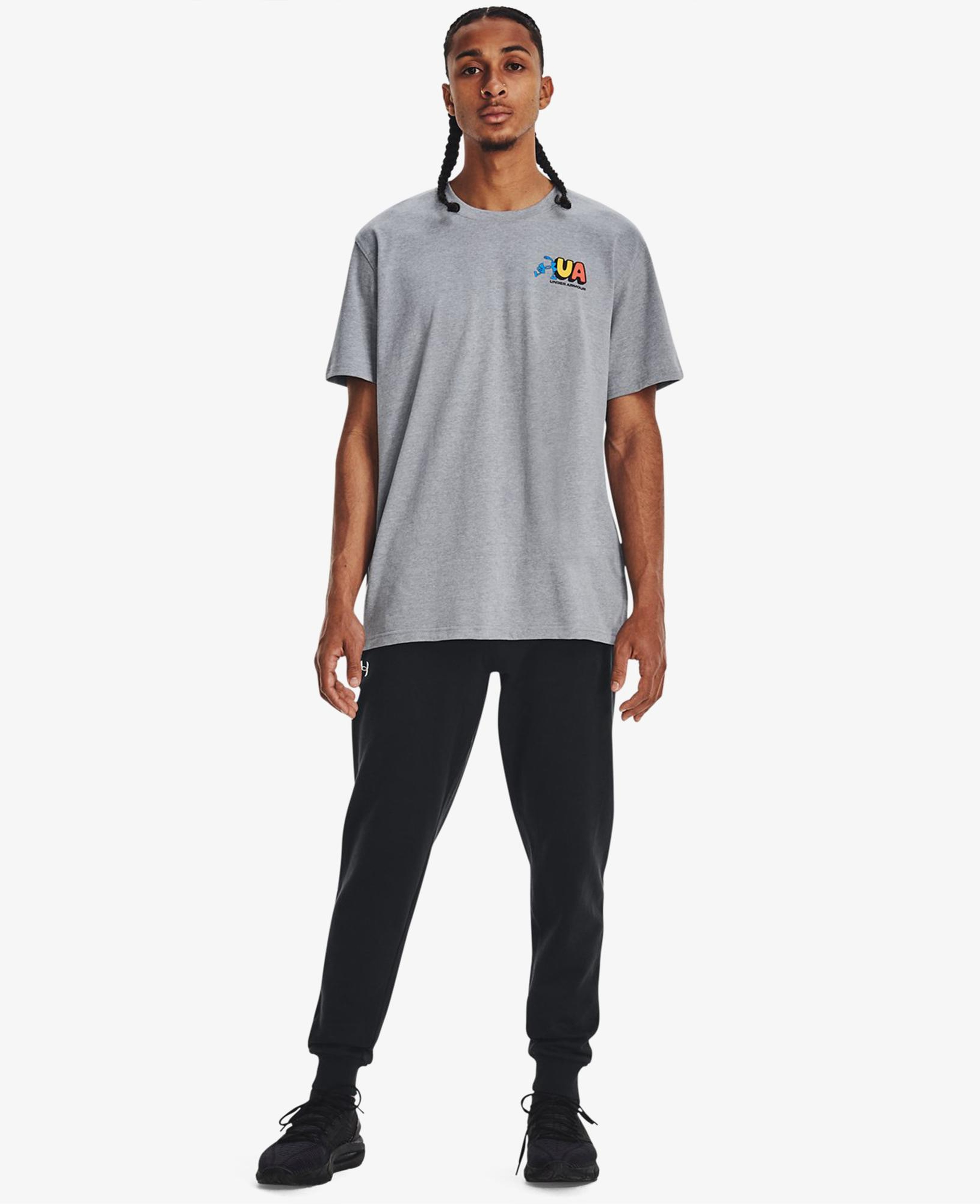 Under Armour Rival Fleece Erkek Siyah Günlük Eşofman Altı