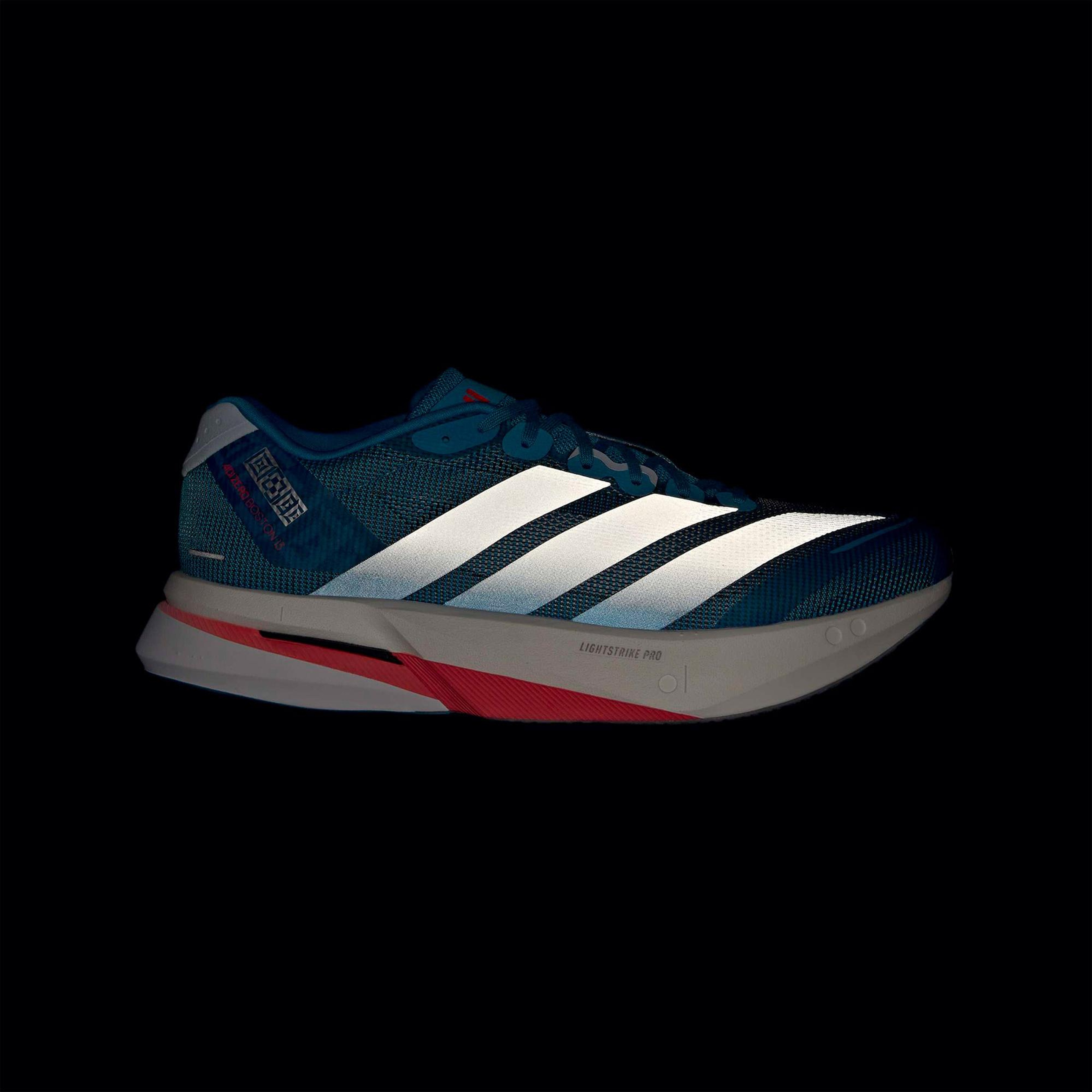 adidas Adizero Boston 13 Erkek Mavi Koşu Ayakkabısı