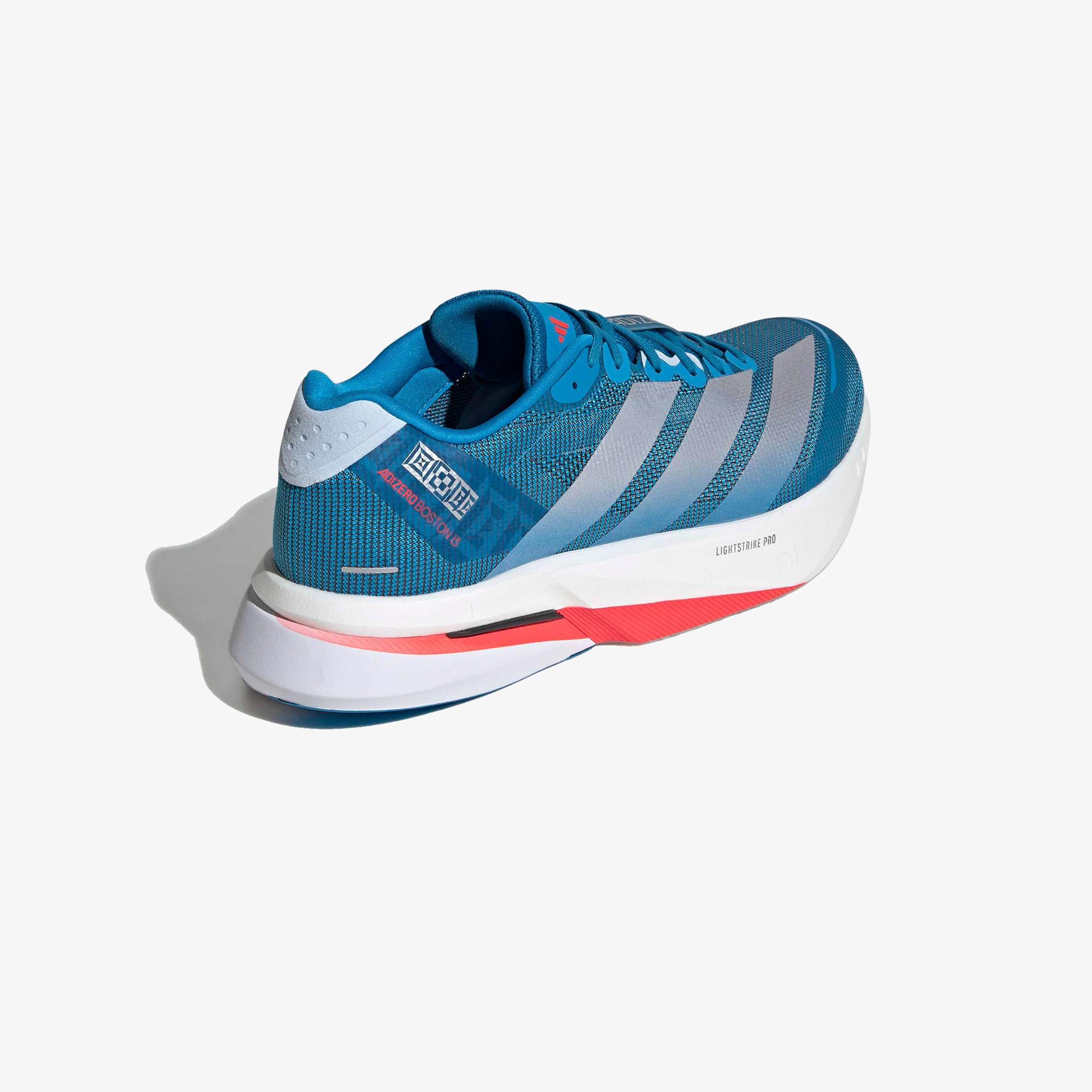 adidas Adizero Boston 13 Erkek Mavi Koşu Ayakkabısı