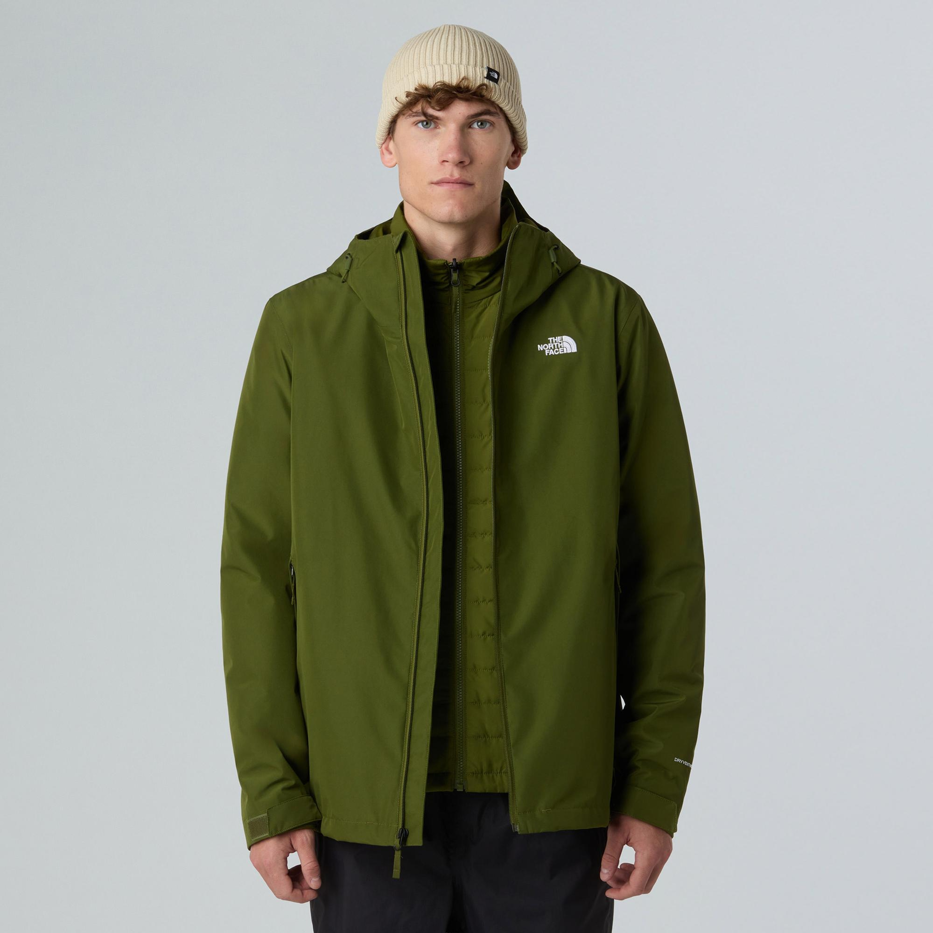 The North Face Carto Mono Triclimate 3in1 Erkek Yeşil Outdoor Mont