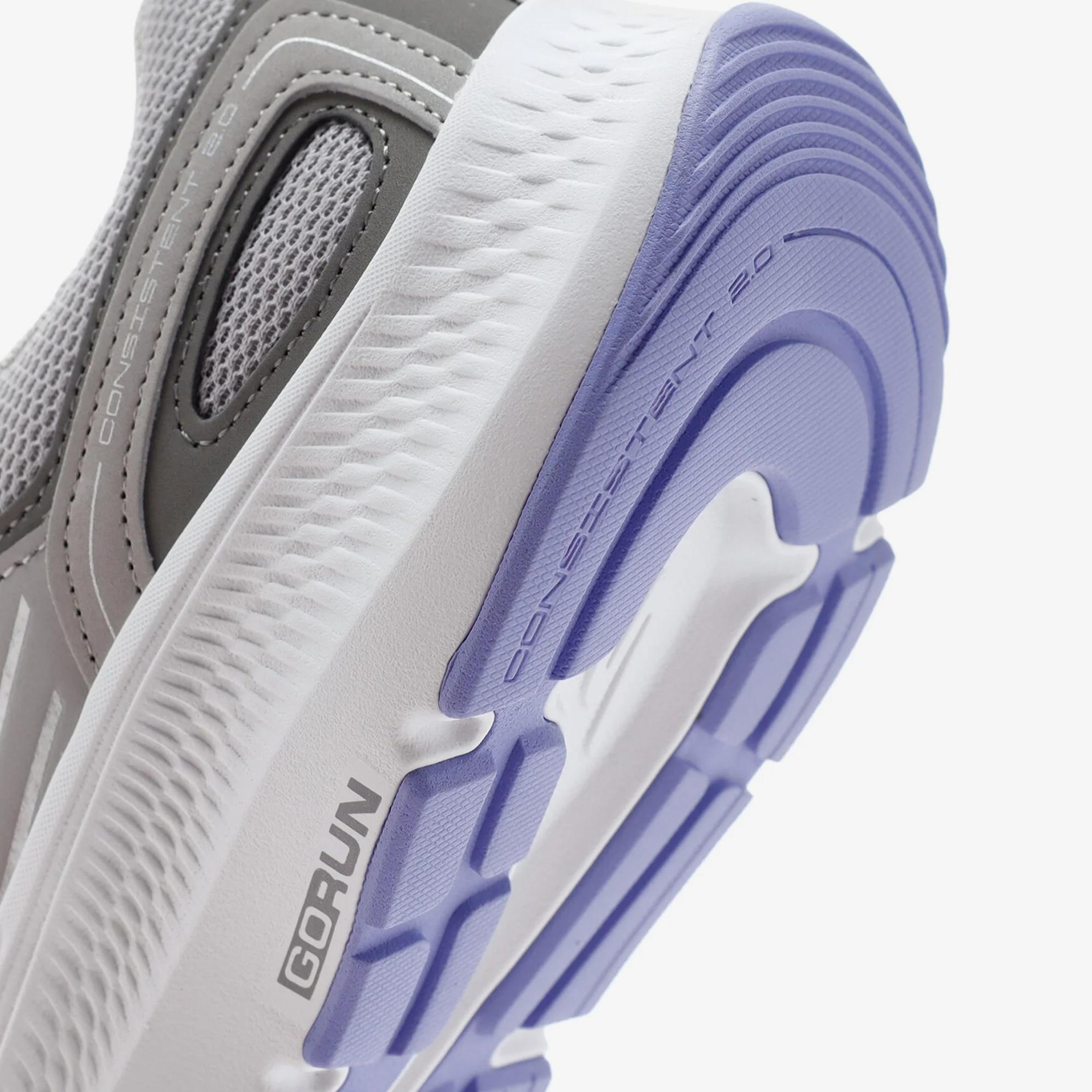 Skechers Go Run Consistent 2.0 Kadın Gri Koşu Ayakkabısı