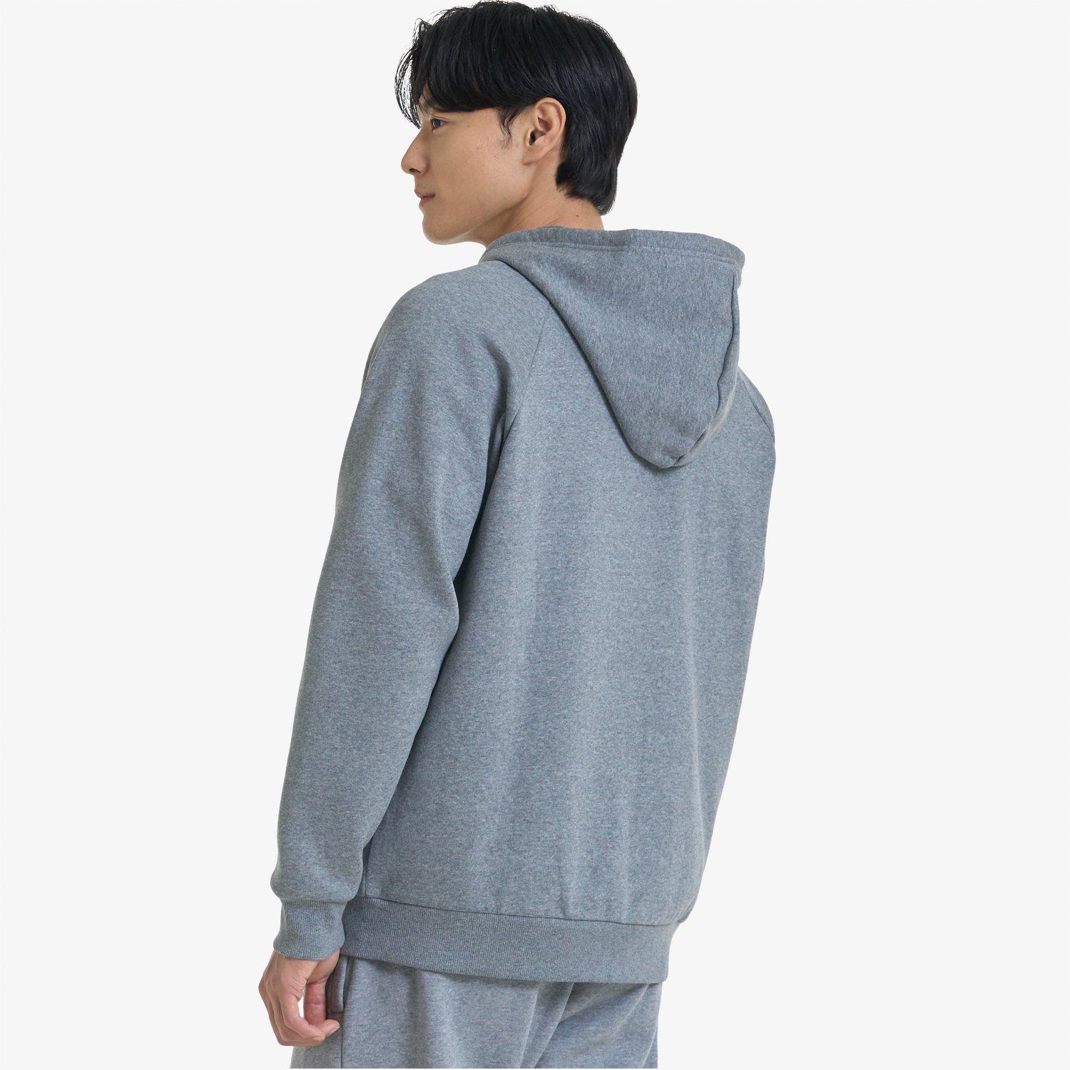 Under Armour Rival Fleece FZ Hood Erkek Gri Sweatshirt