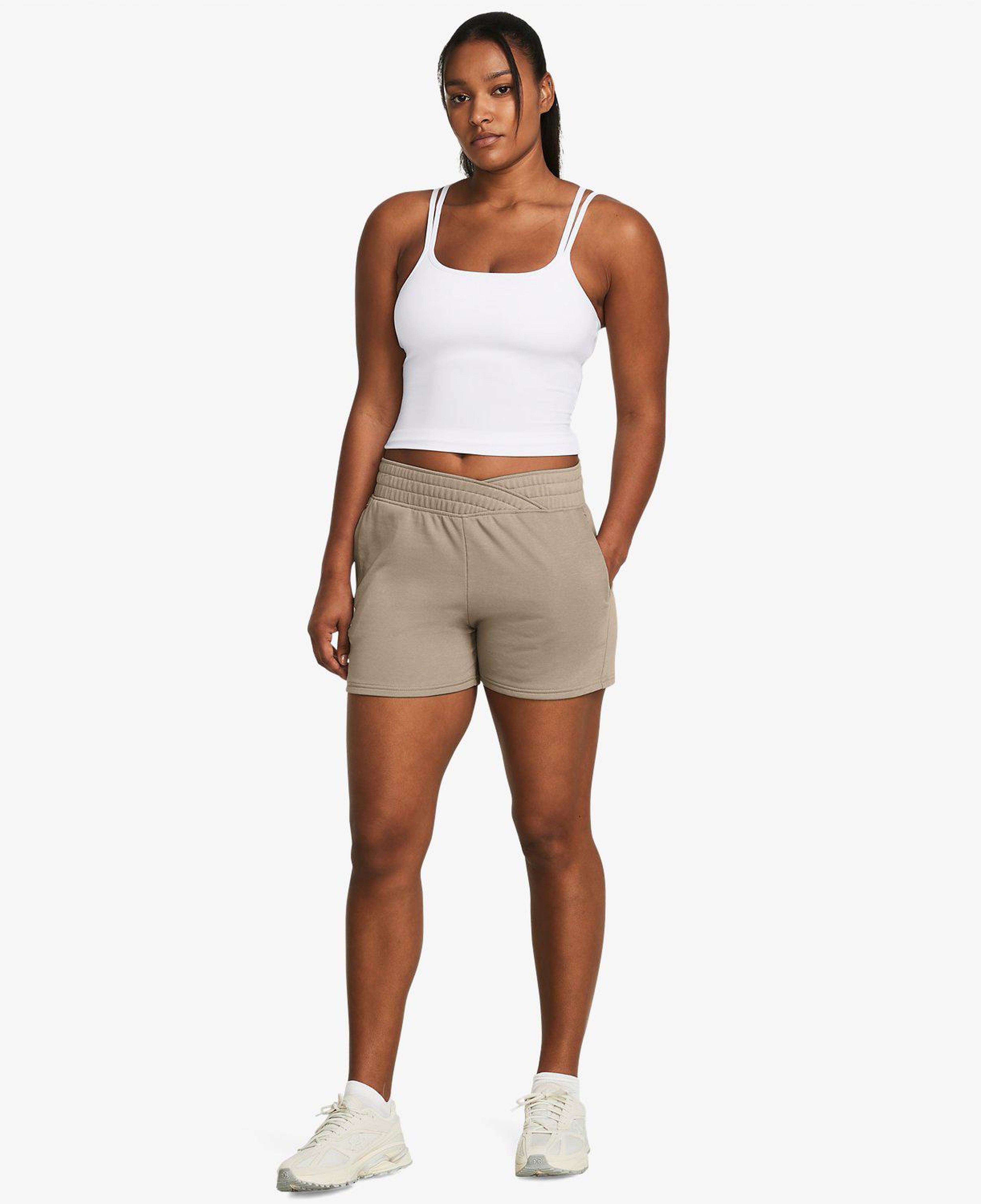 Under Armour Rival Terry Kadın Kahverengi Şort