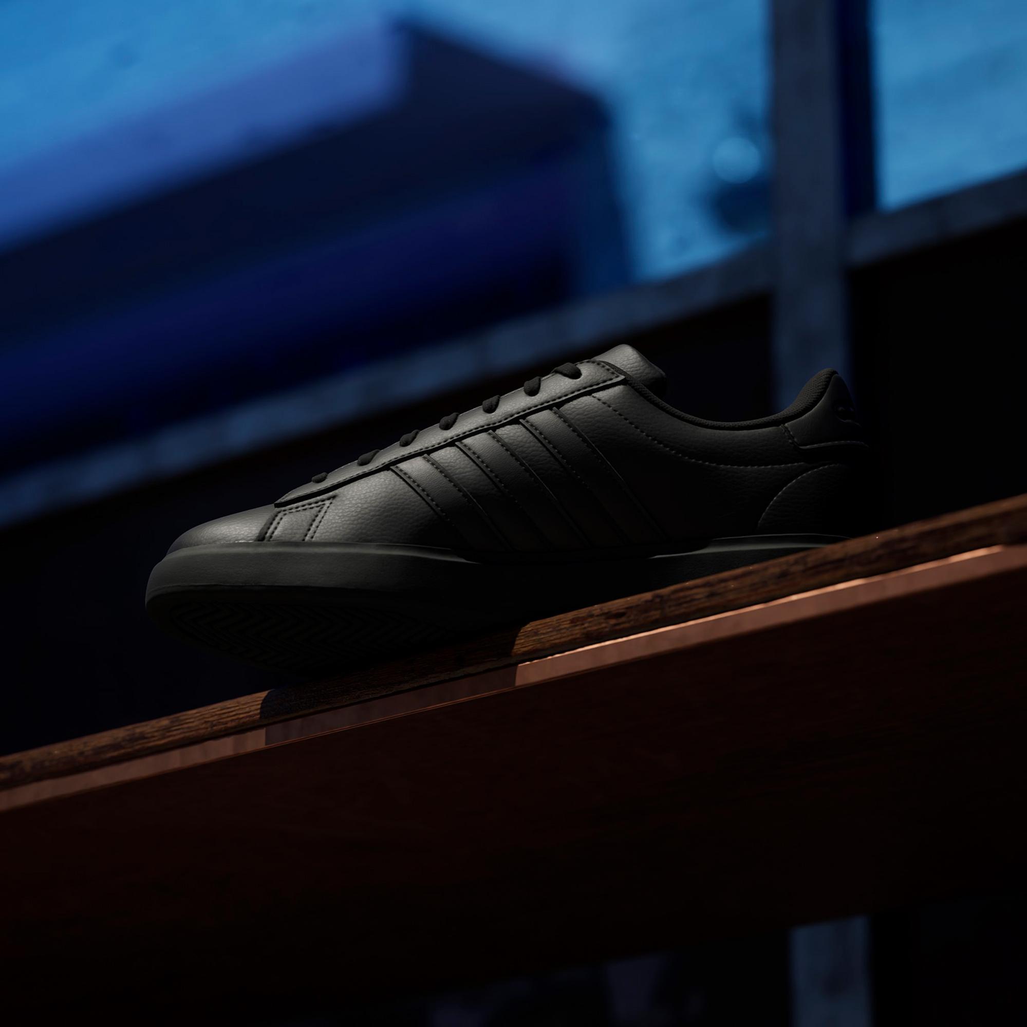 adidas Grand Court 2.0 Erkek Siyah Günlük Spor Ayakkabı