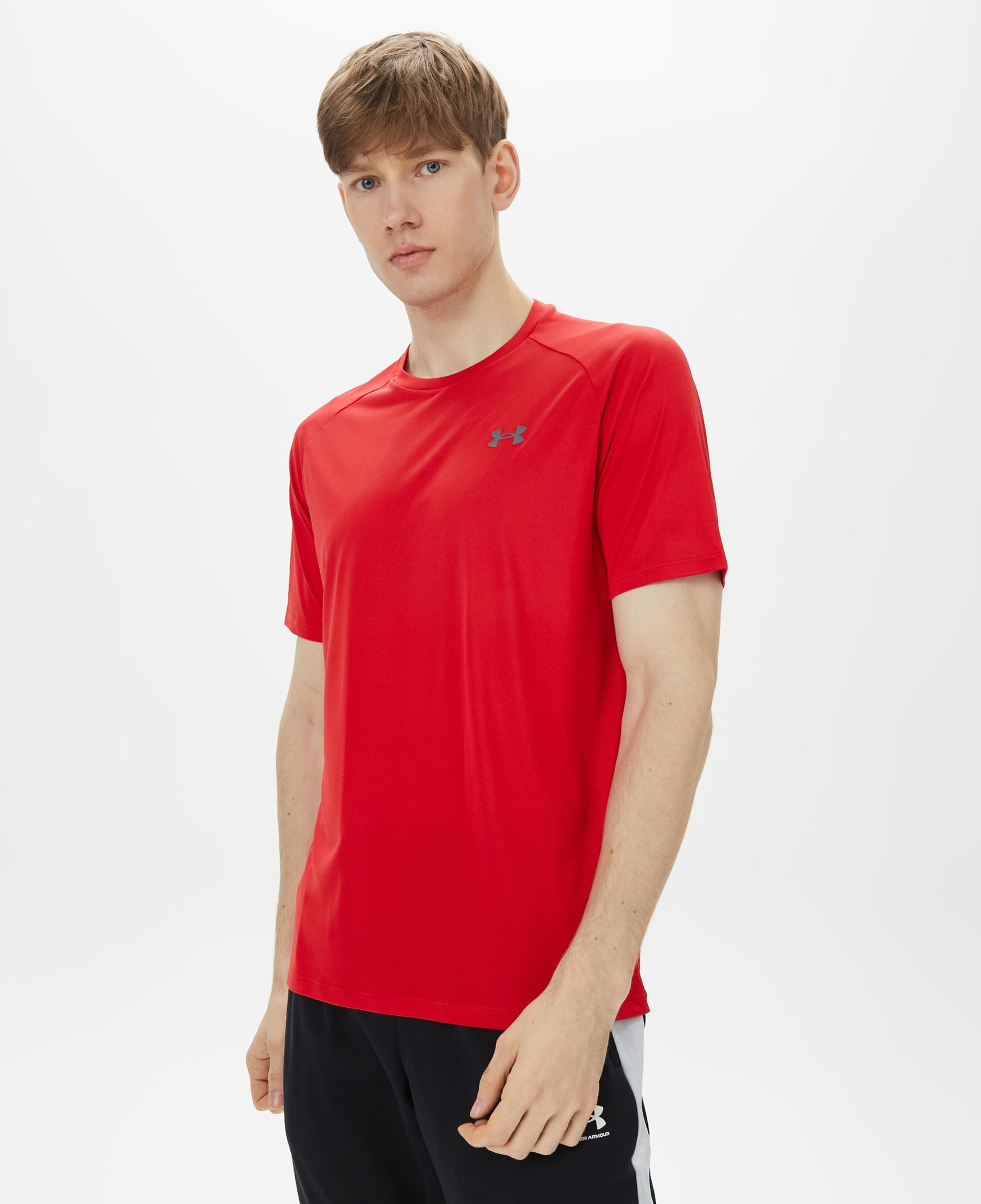 Under Armour Tech 2.0 Erkek Kırmızı Antrenman T-Shirt