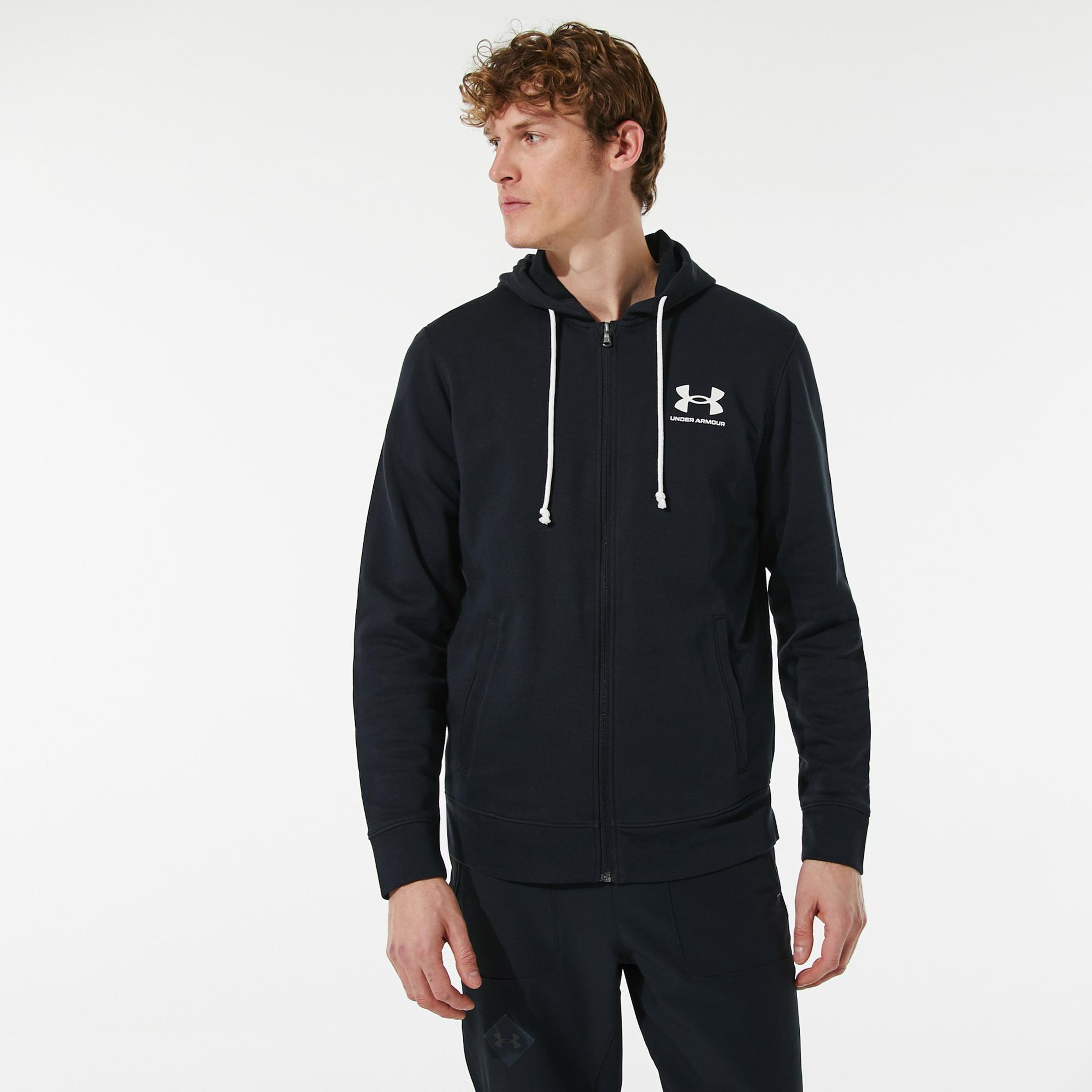 Under Armour Rival Terry Erkek Siyah Günlük Sweathirt