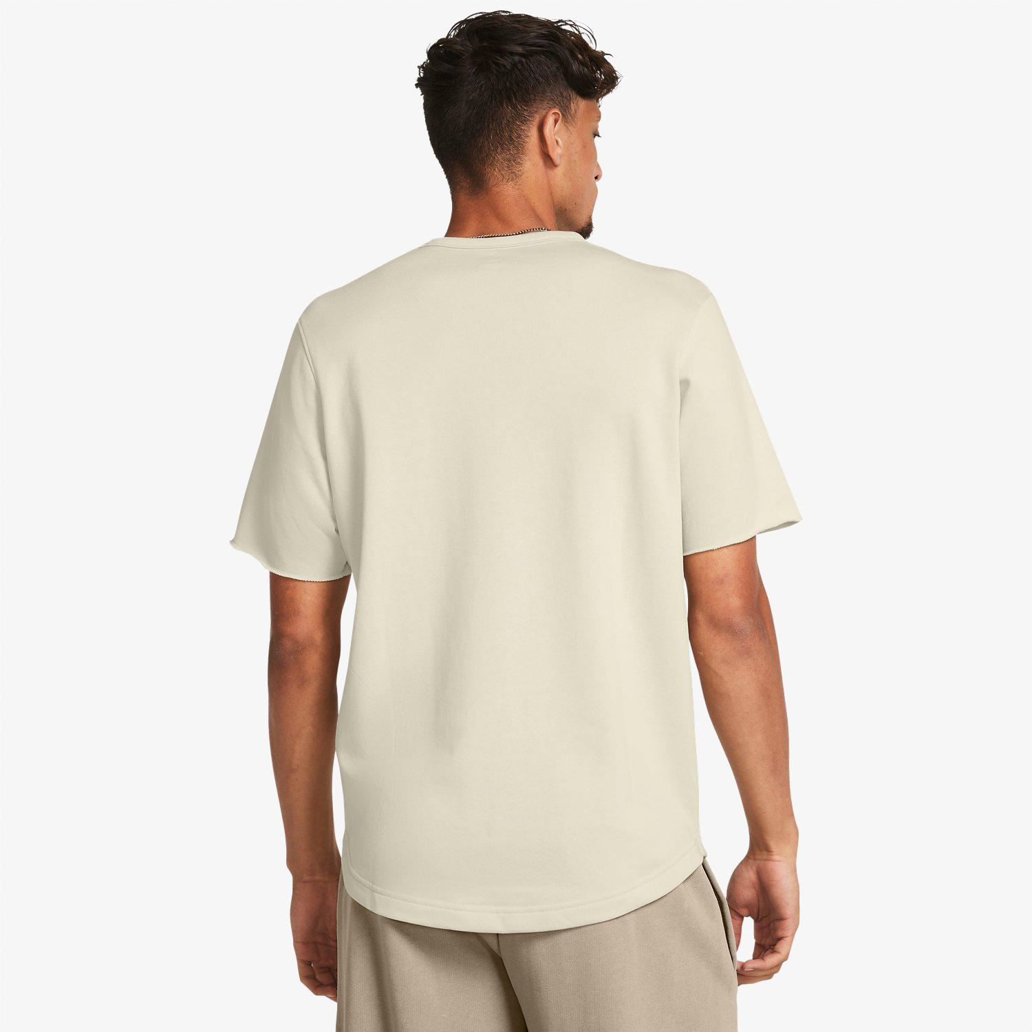 Under Armour Rival Terry Erkek Bej Günlük Antrenman T-Shirt