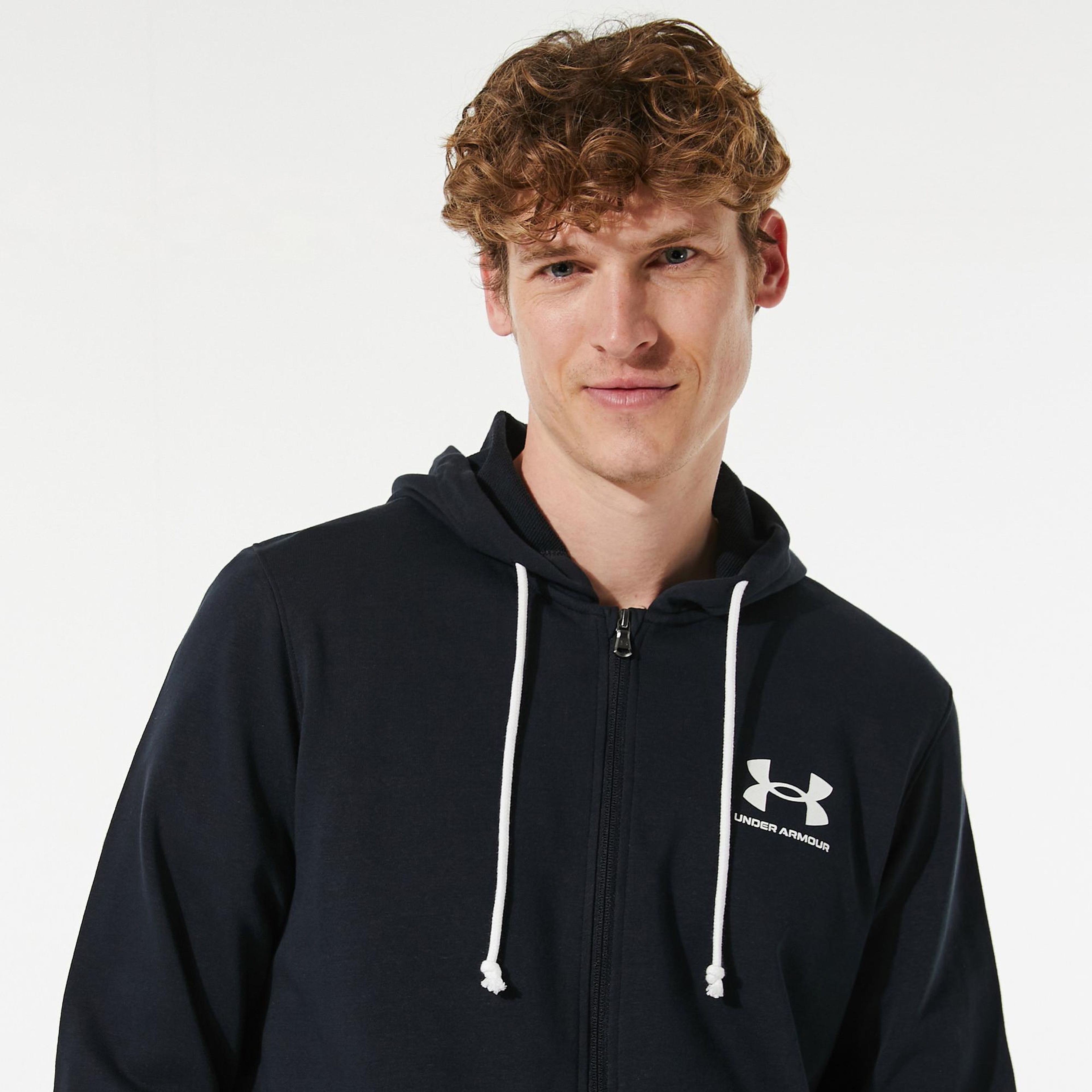 Under Armour Rival Terry Erkek Siyah Günlük Sweathirt