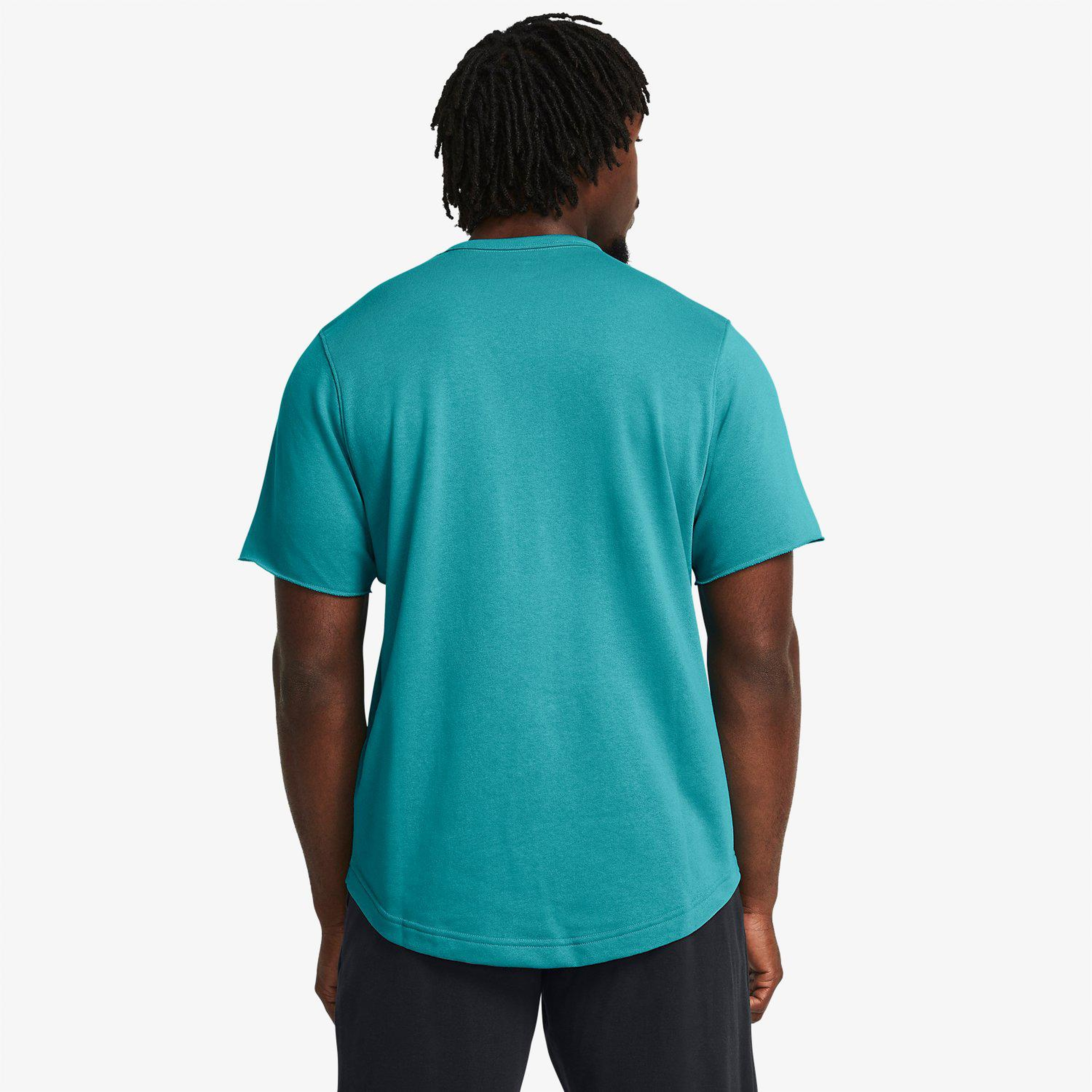 Under Armour Rival Terry Erkek Yeşil Günlük Antrenman T-Shirt