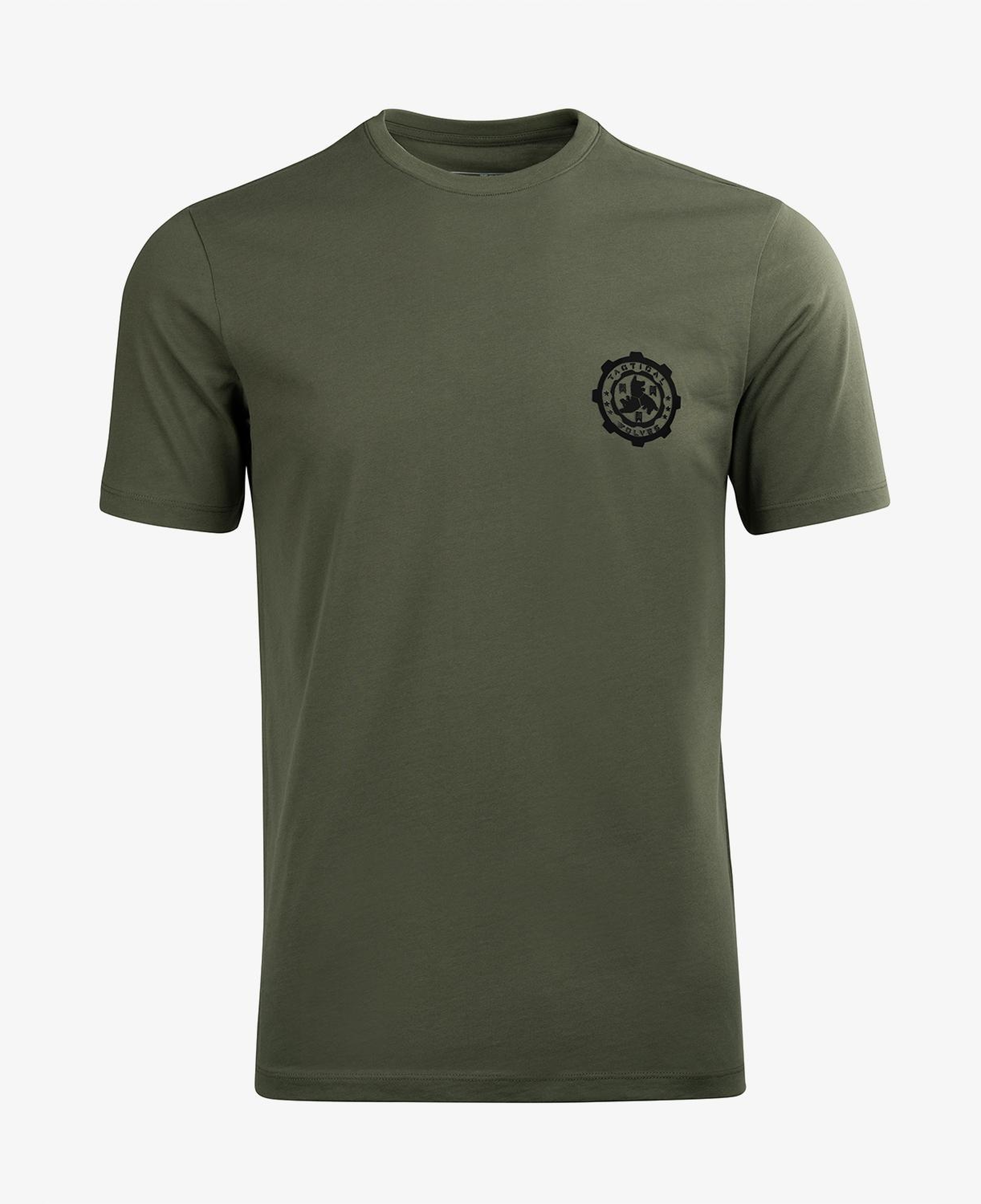 Tactical Wolves Classic Erkek Yeşil Günlük T-Shirt