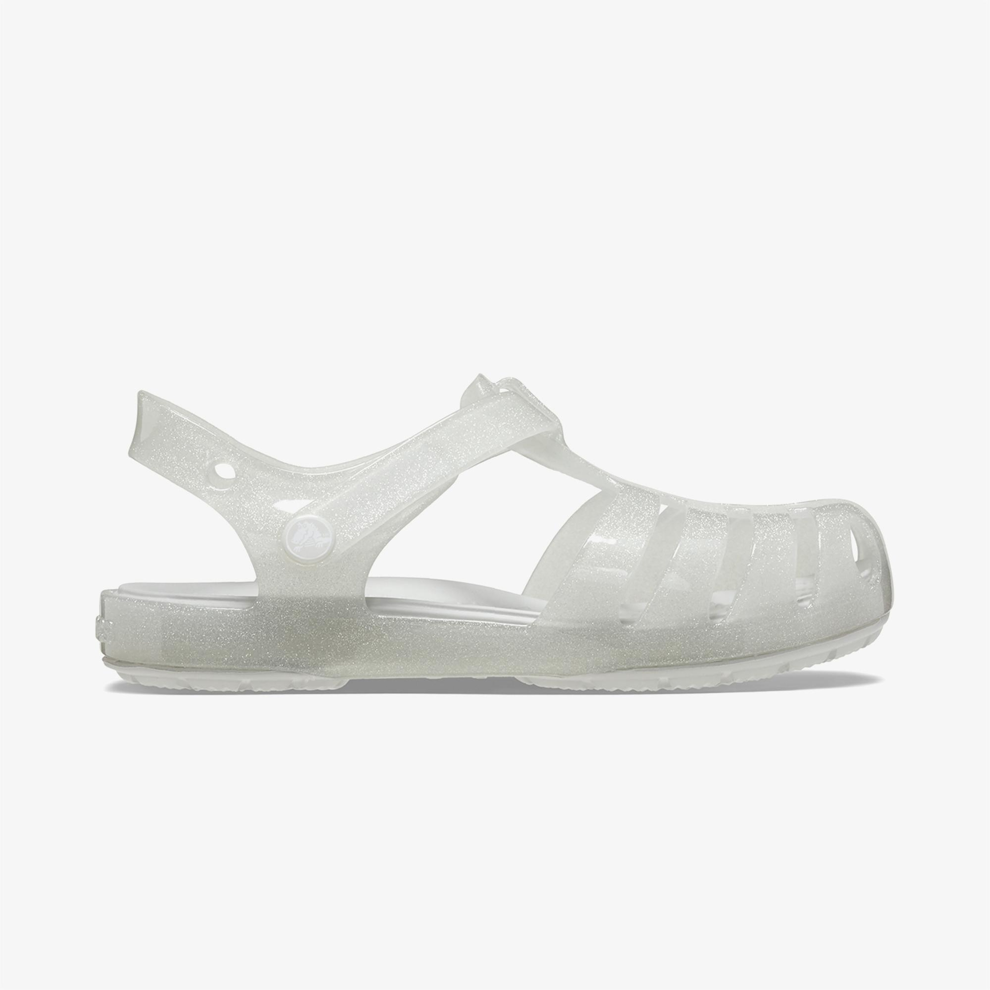 Crocs Isabella Glitter Çocuk Gri Sandalet