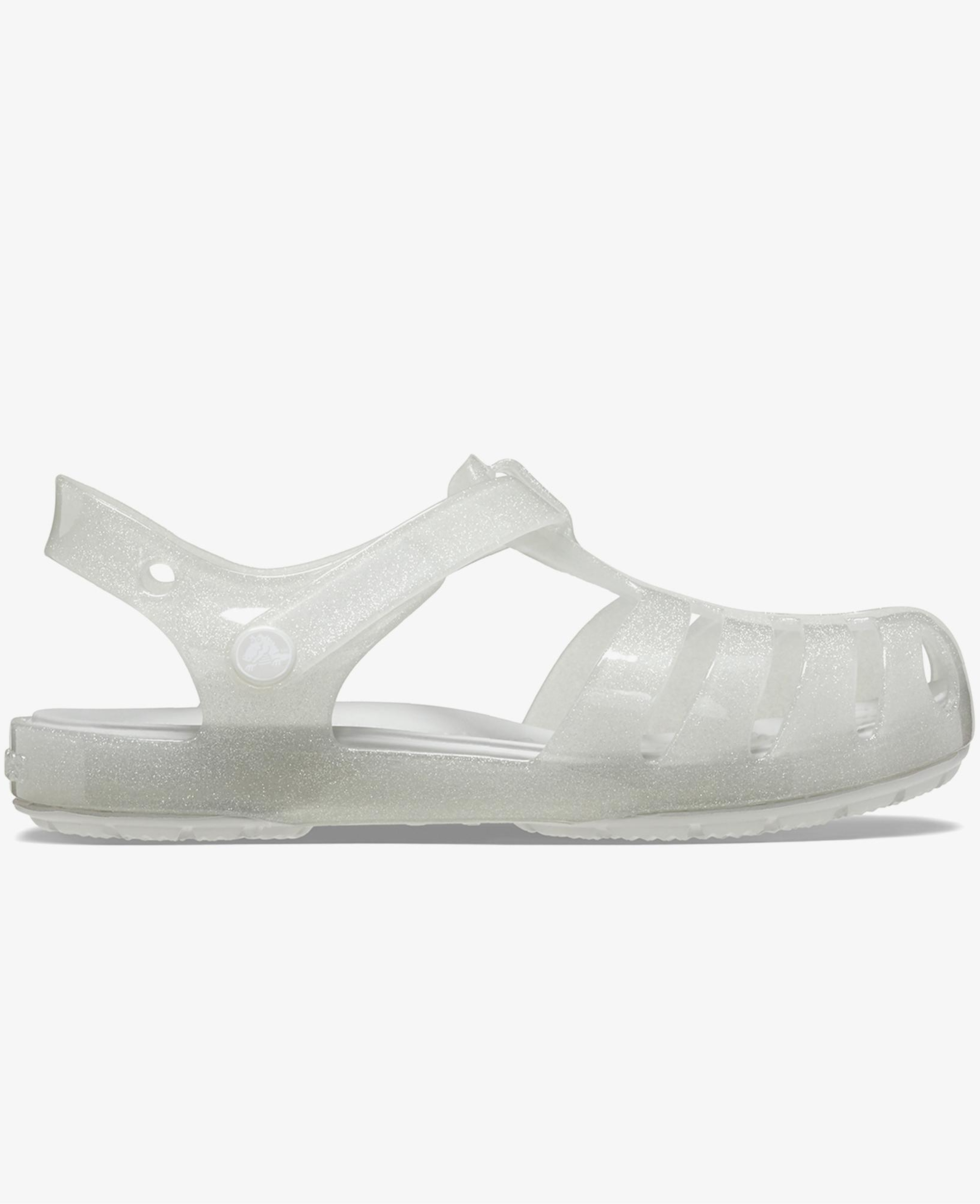 Crocs Isabella Glitter Çocuk Gri Sandalet