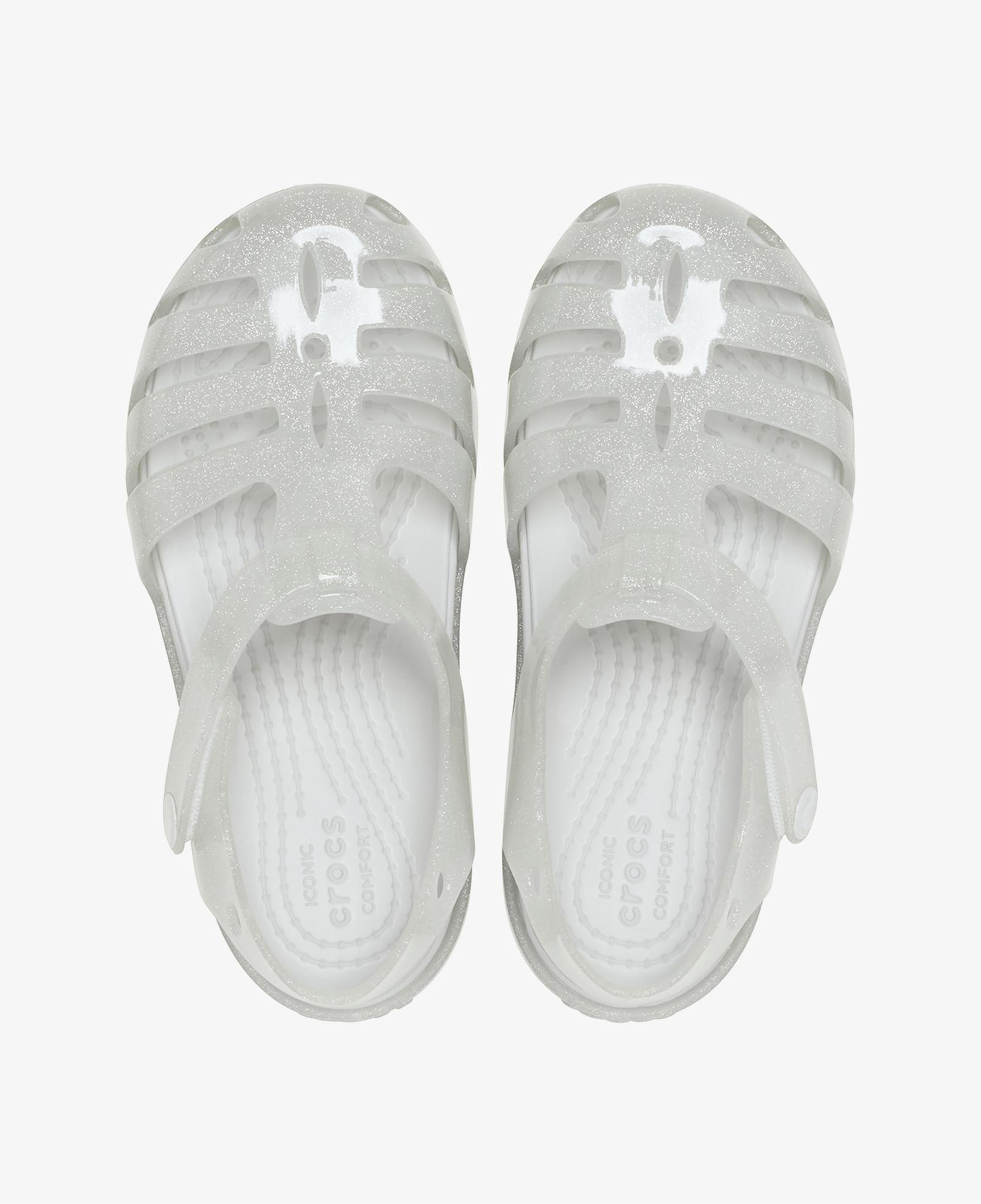 Crocs Isabella Glitter Çocuk Gri Sandalet