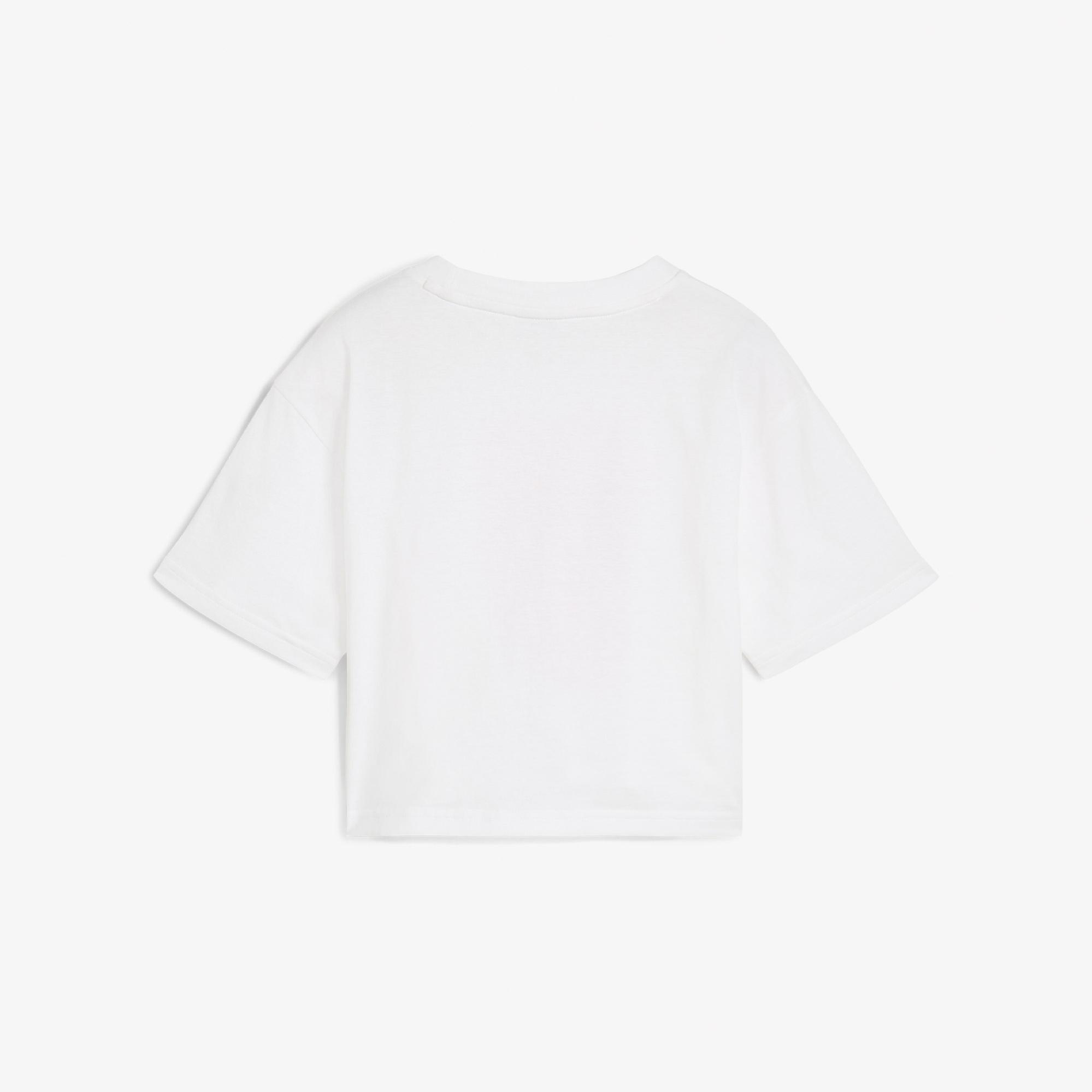 Puma Graphics Length Çocuk Beyaz T-Shirt