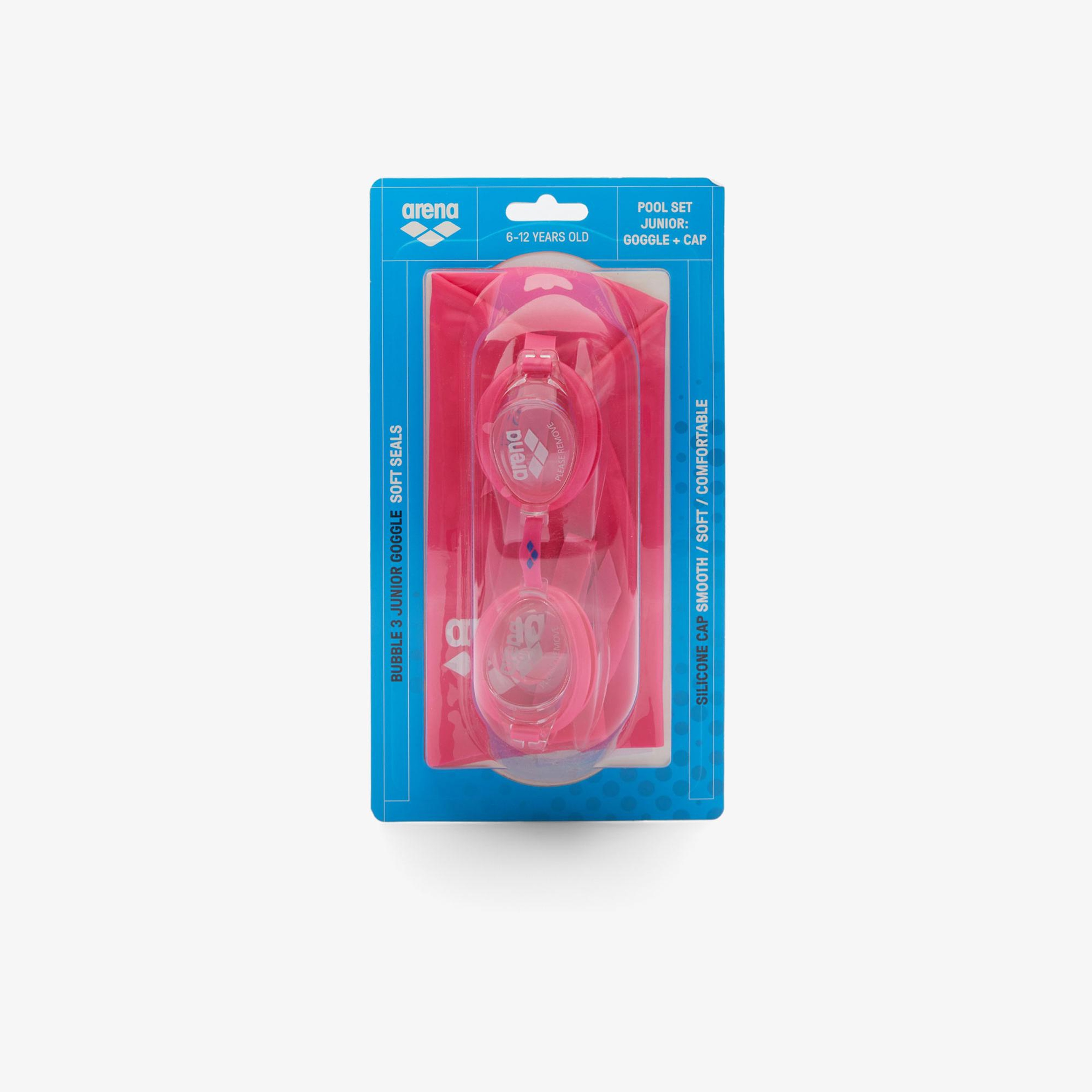 Arena Çocuk Pembe Boneş-Havuz Gözlüğü Seti