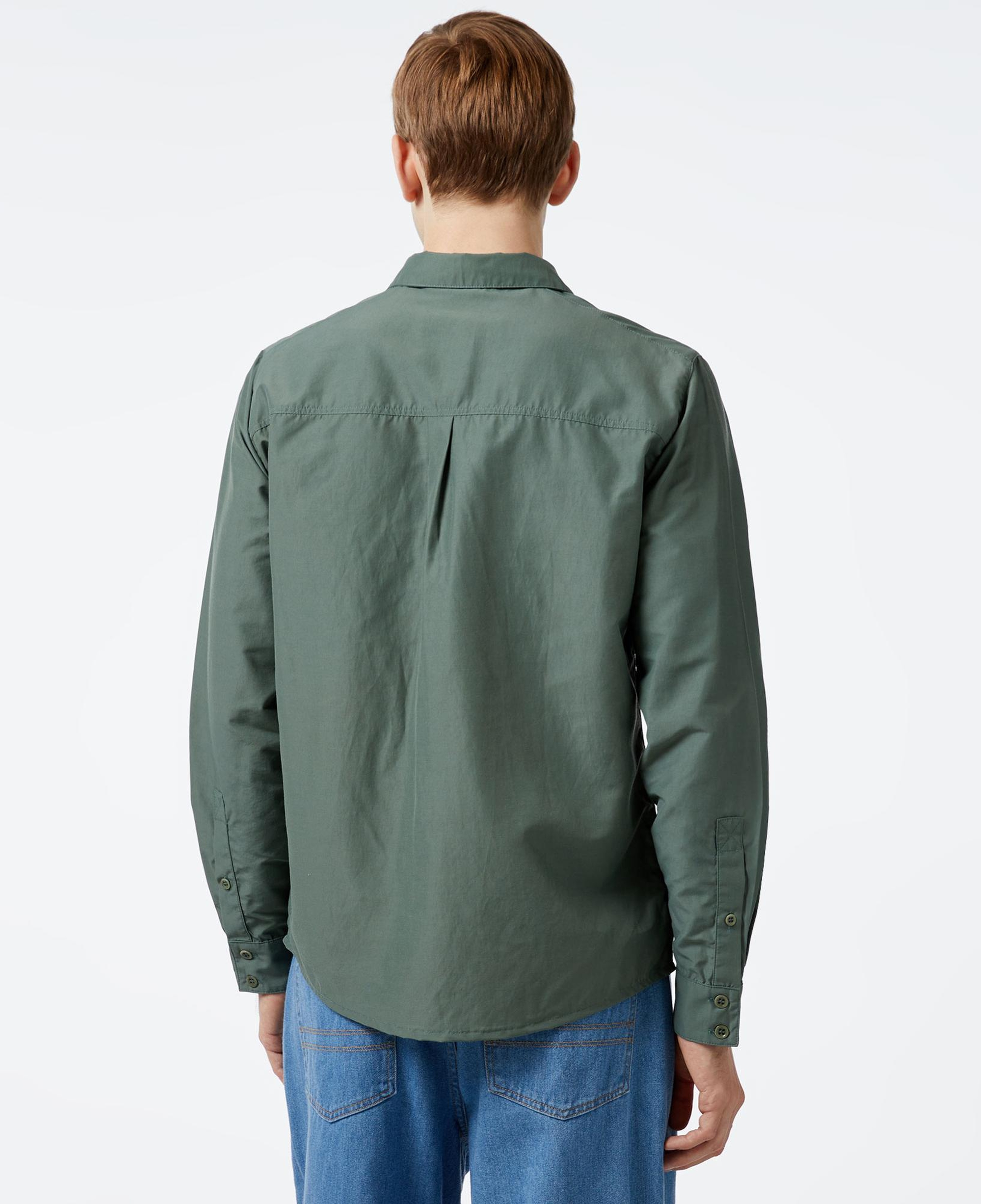 Jack Wolfskin Barrier L/S Erkek Yeşil Outdoor Gömlek