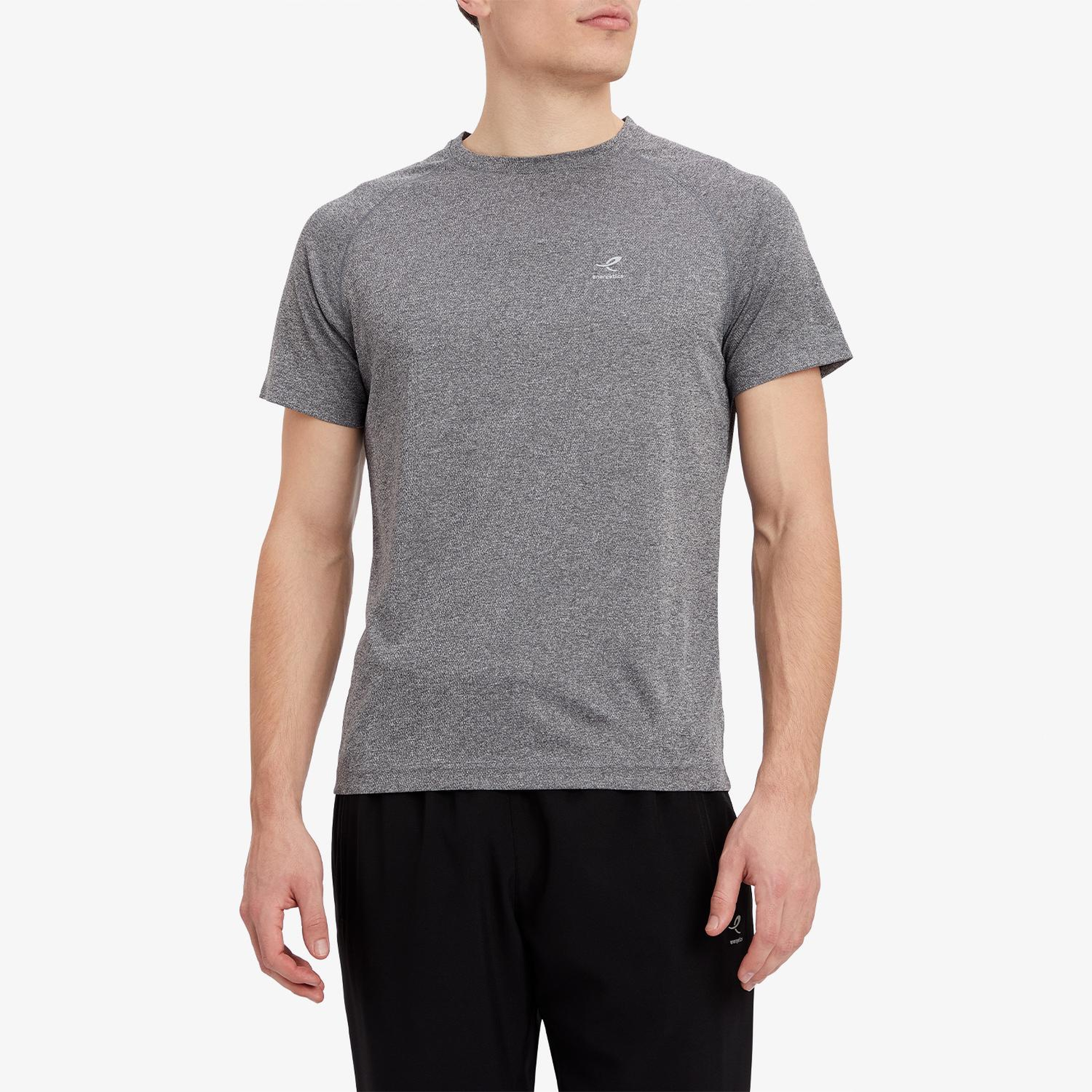 Energetics Erkek Gri Koşu T-Shirt