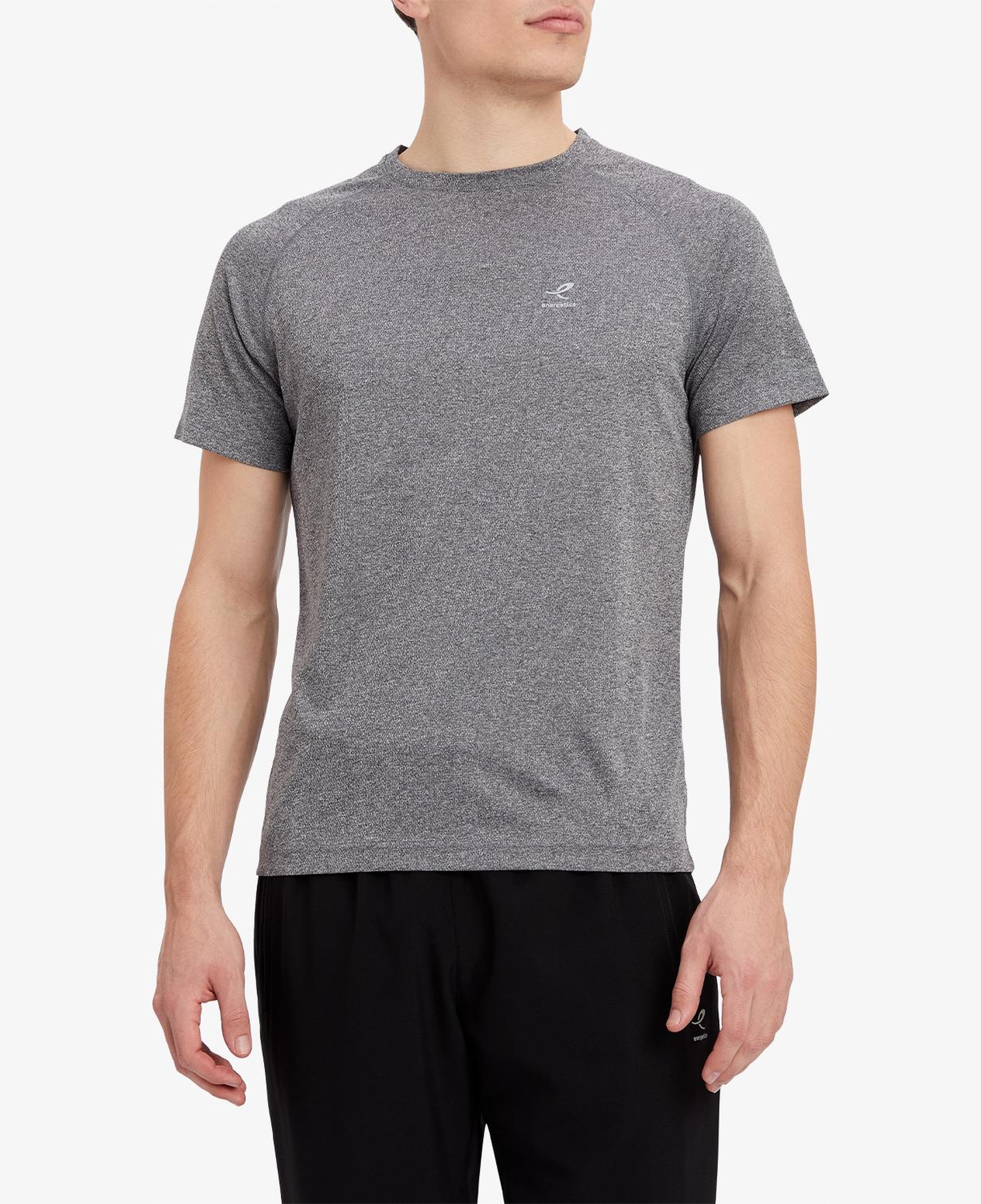 Energetics Erkek Gri Koşu T-Shirt