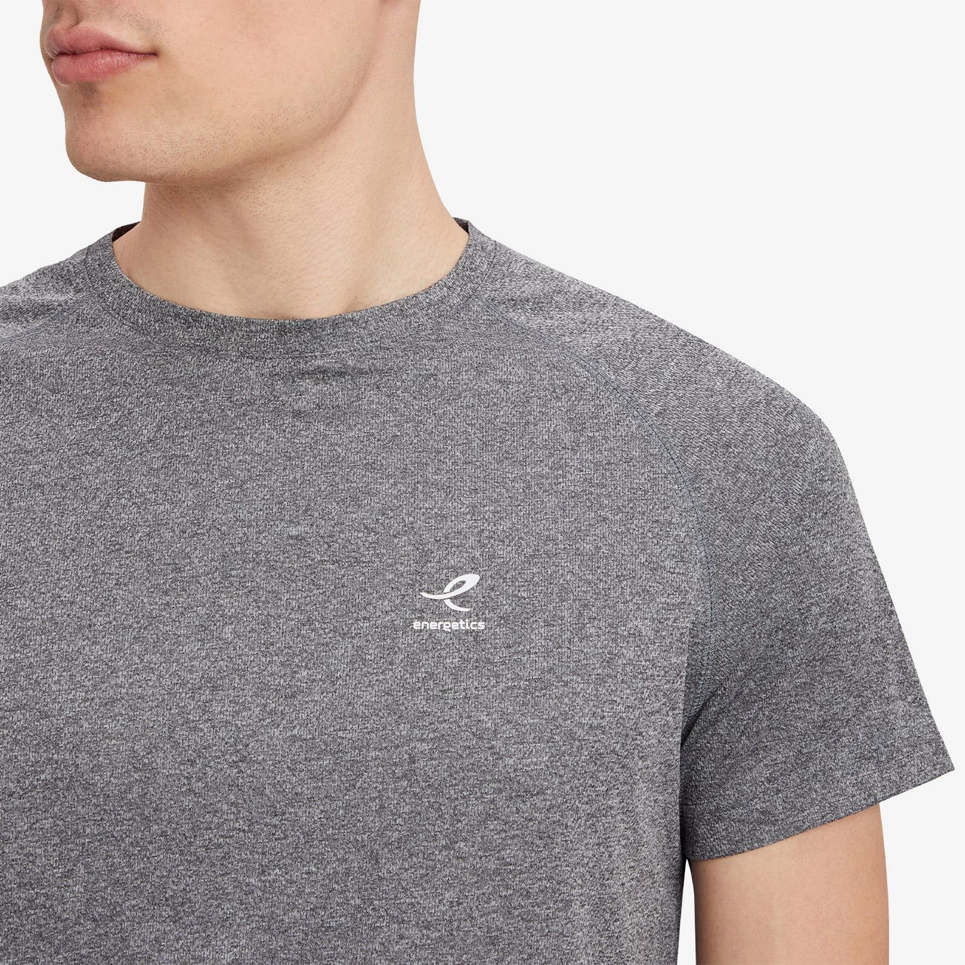 Energetics Erkek Gri Koşu T-Shirt