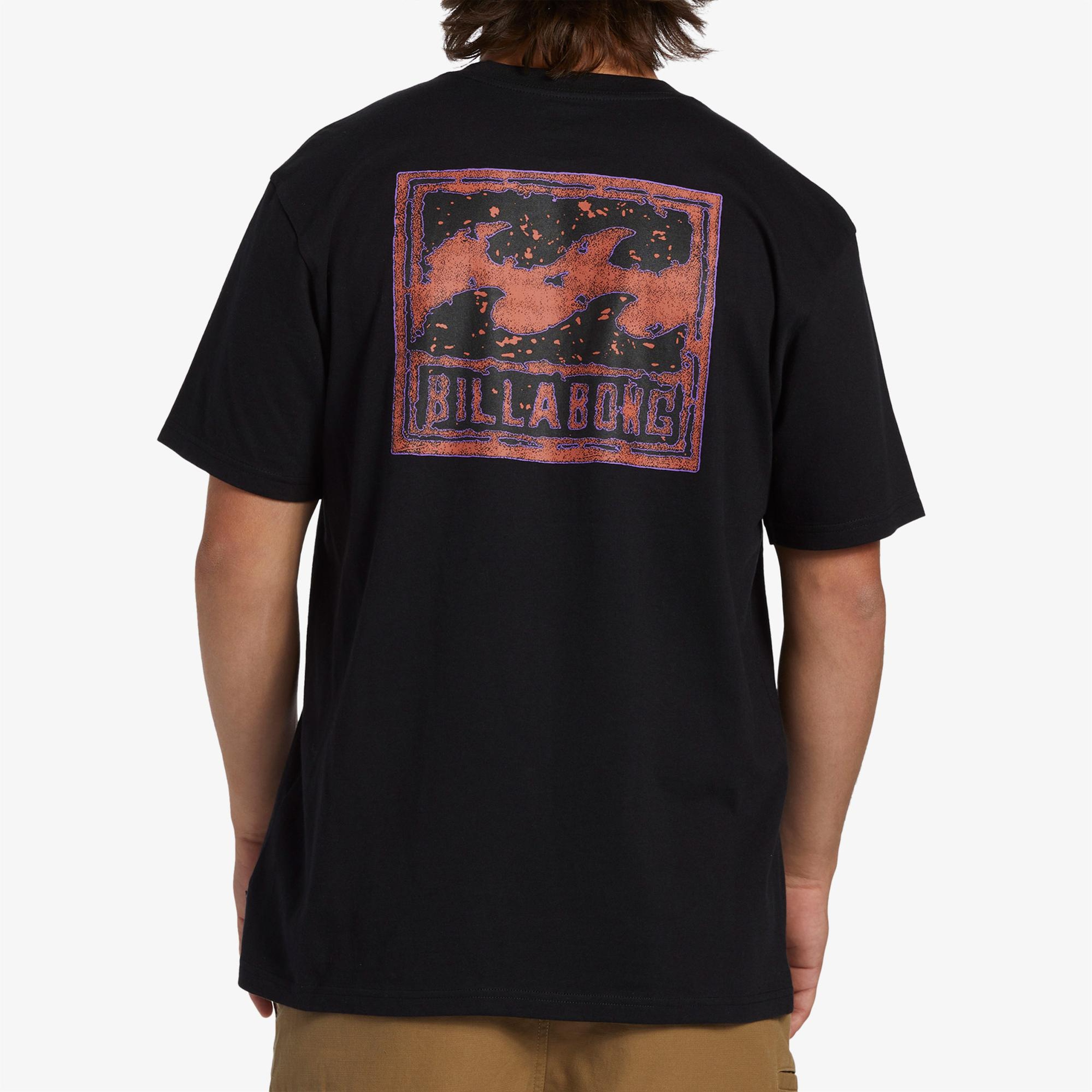 Billabong Crayon Wave Erkek Siyah Günlük T-Shirt