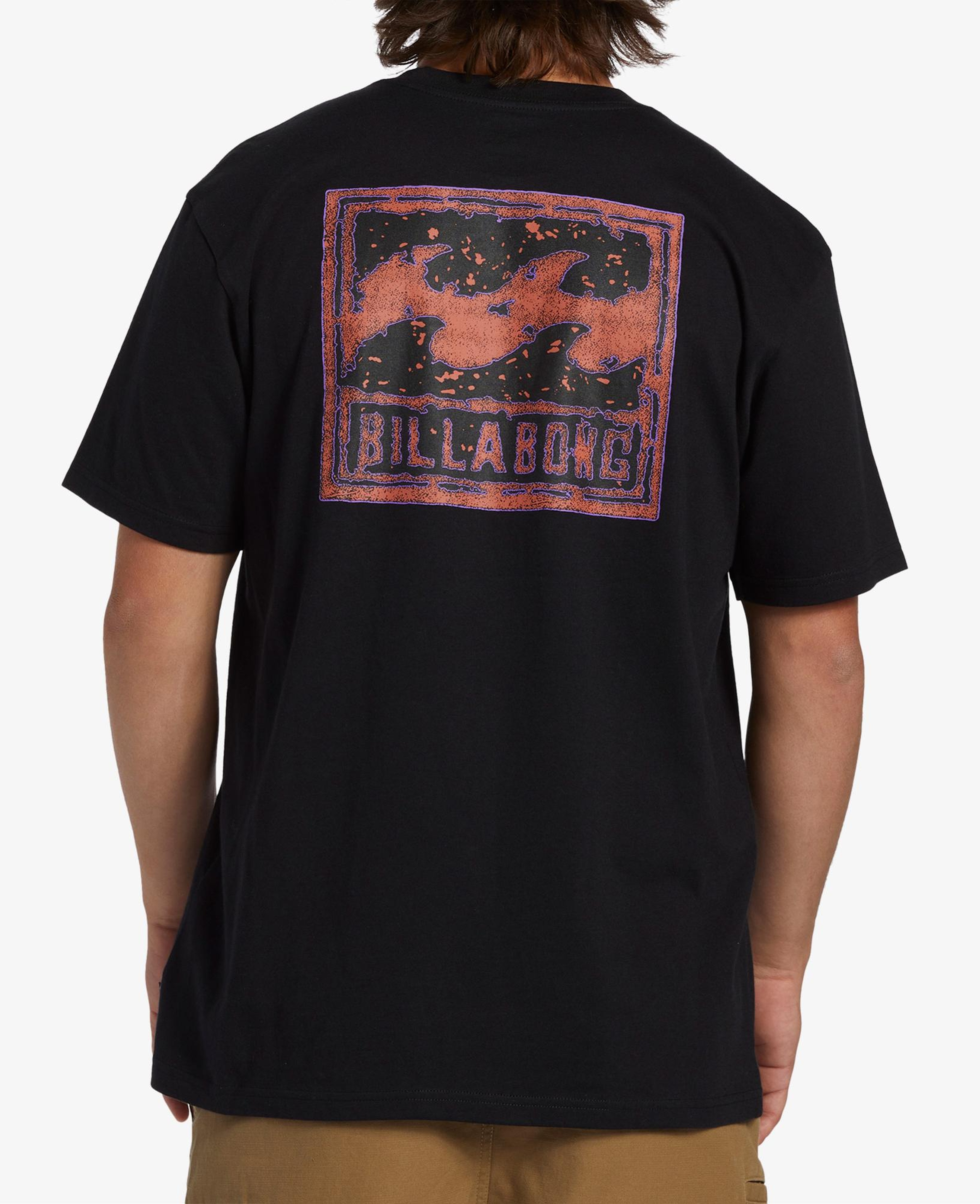Billabong Crayon Wave Erkek Siyah Günlük T-Shirt