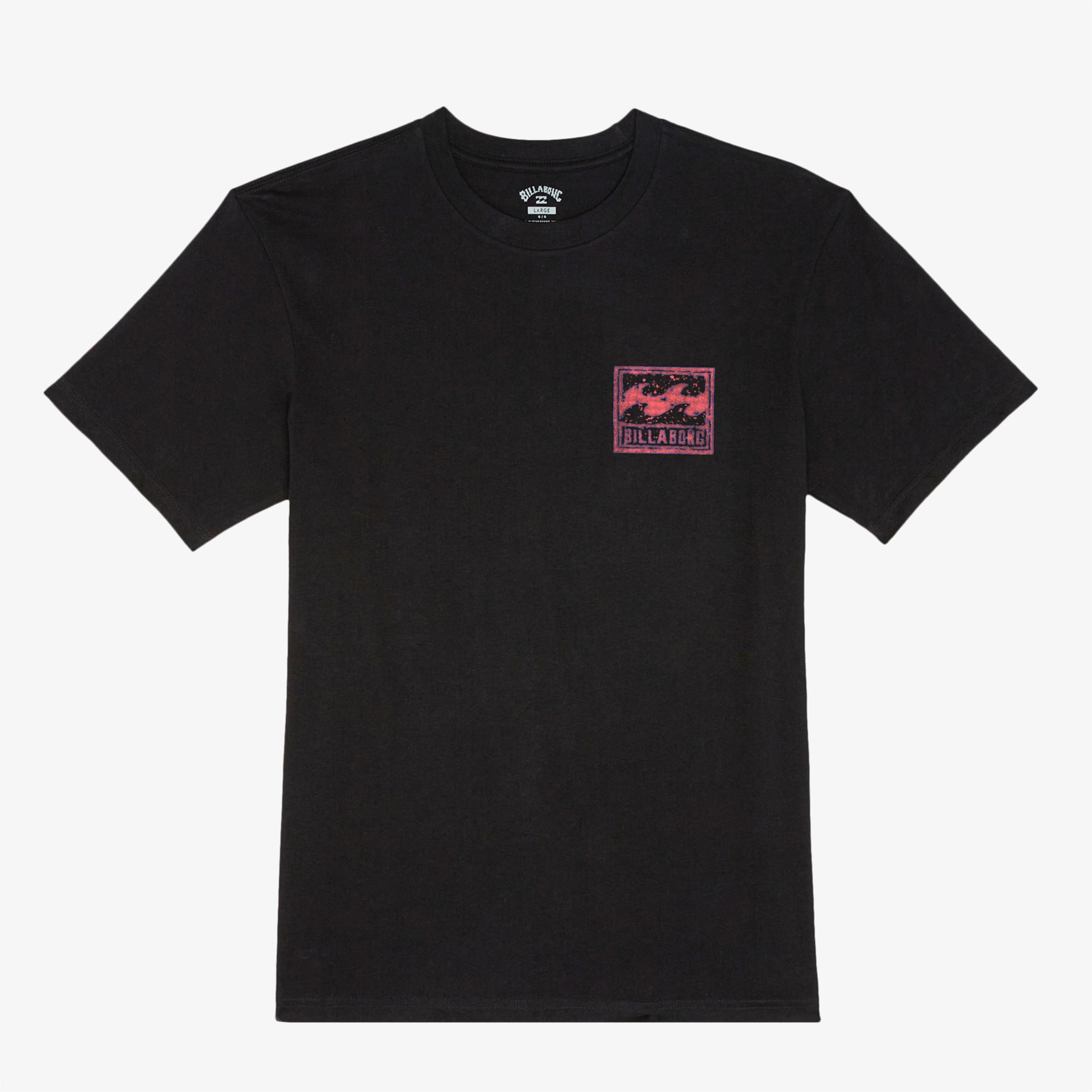 Billabong Crayon Wave Erkek Siyah Günlük T-Shirt