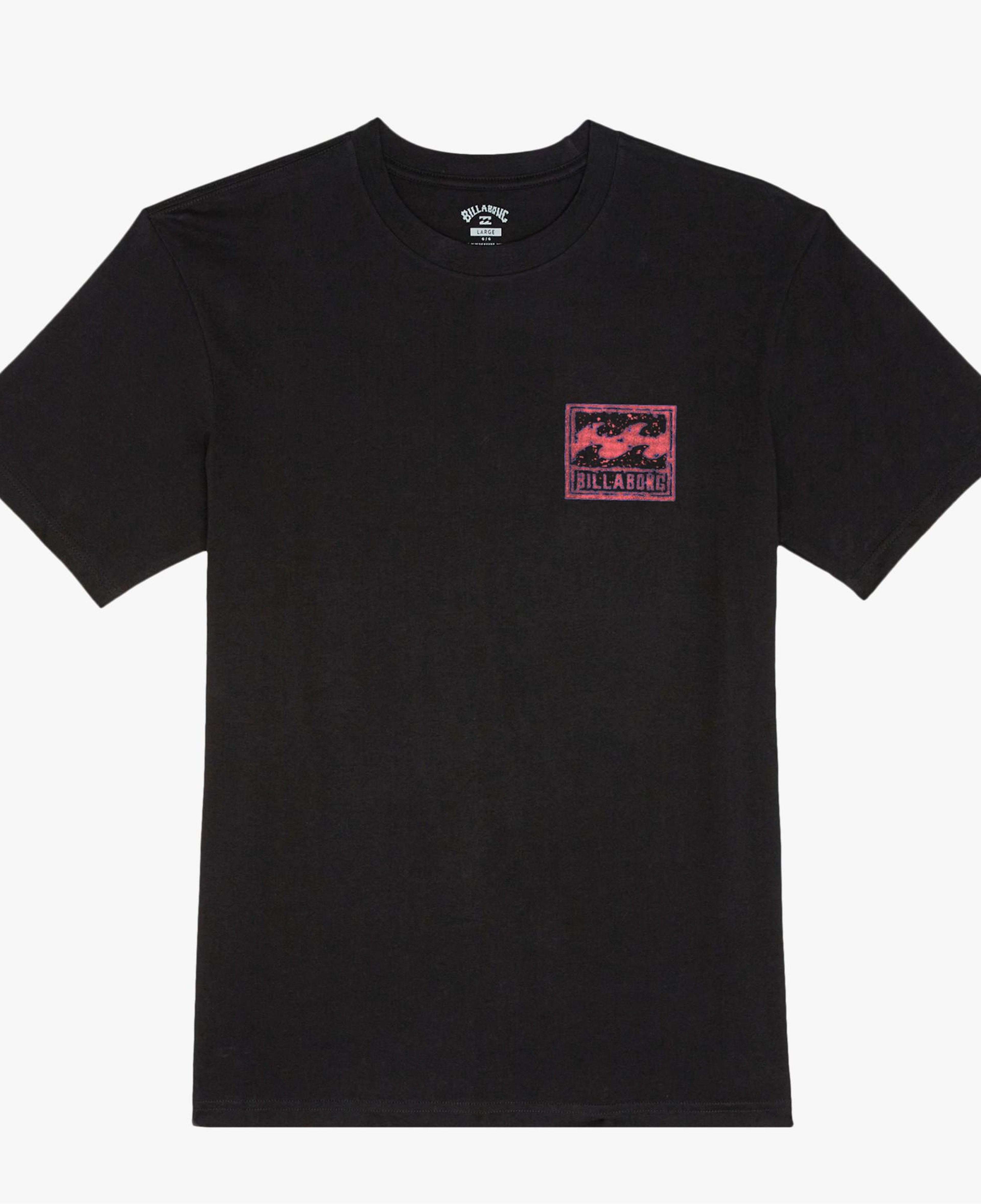 Billabong Crayon Wave Erkek Siyah Günlük T-Shirt