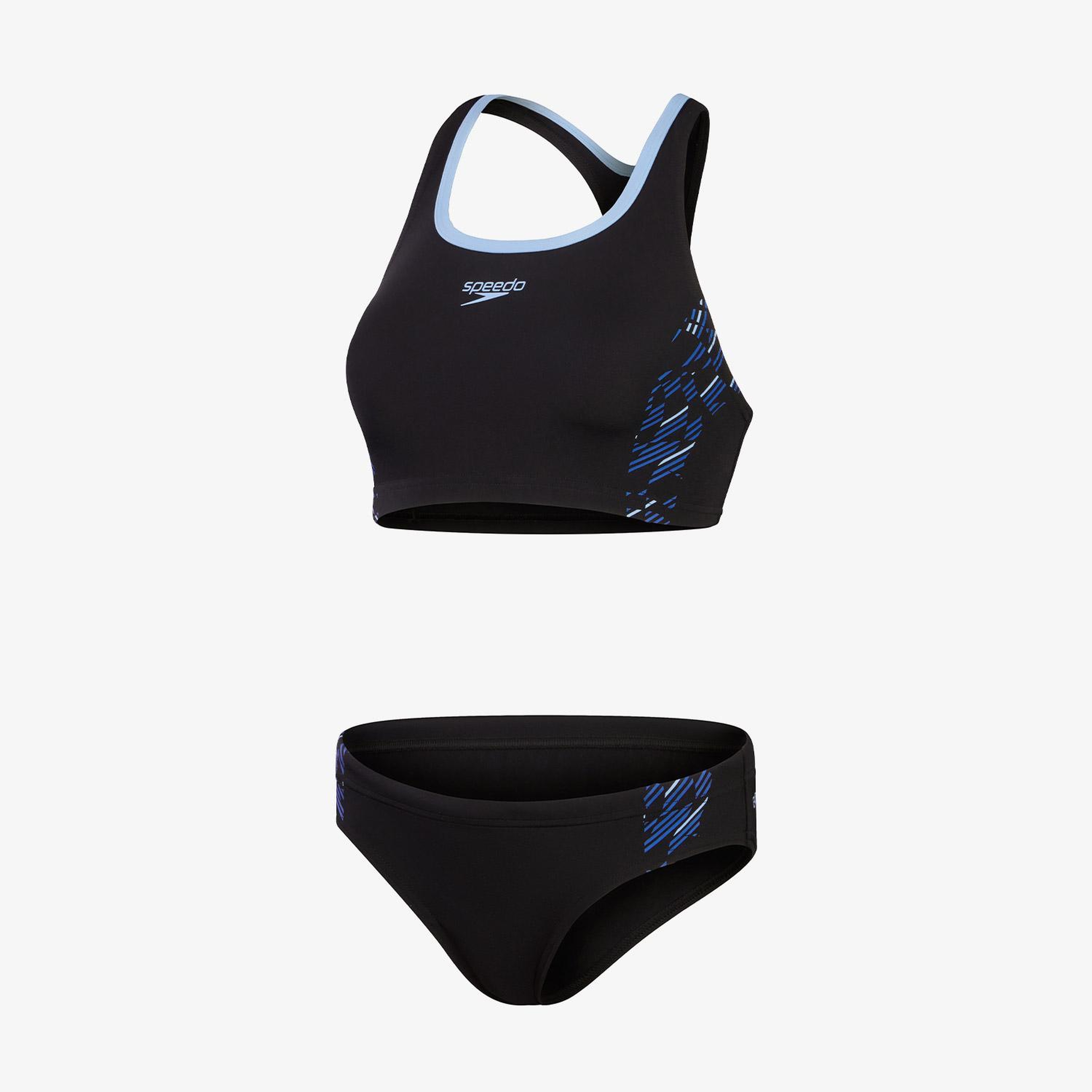 Speedo Placement 2 Piece Kadın Siyah Bikini