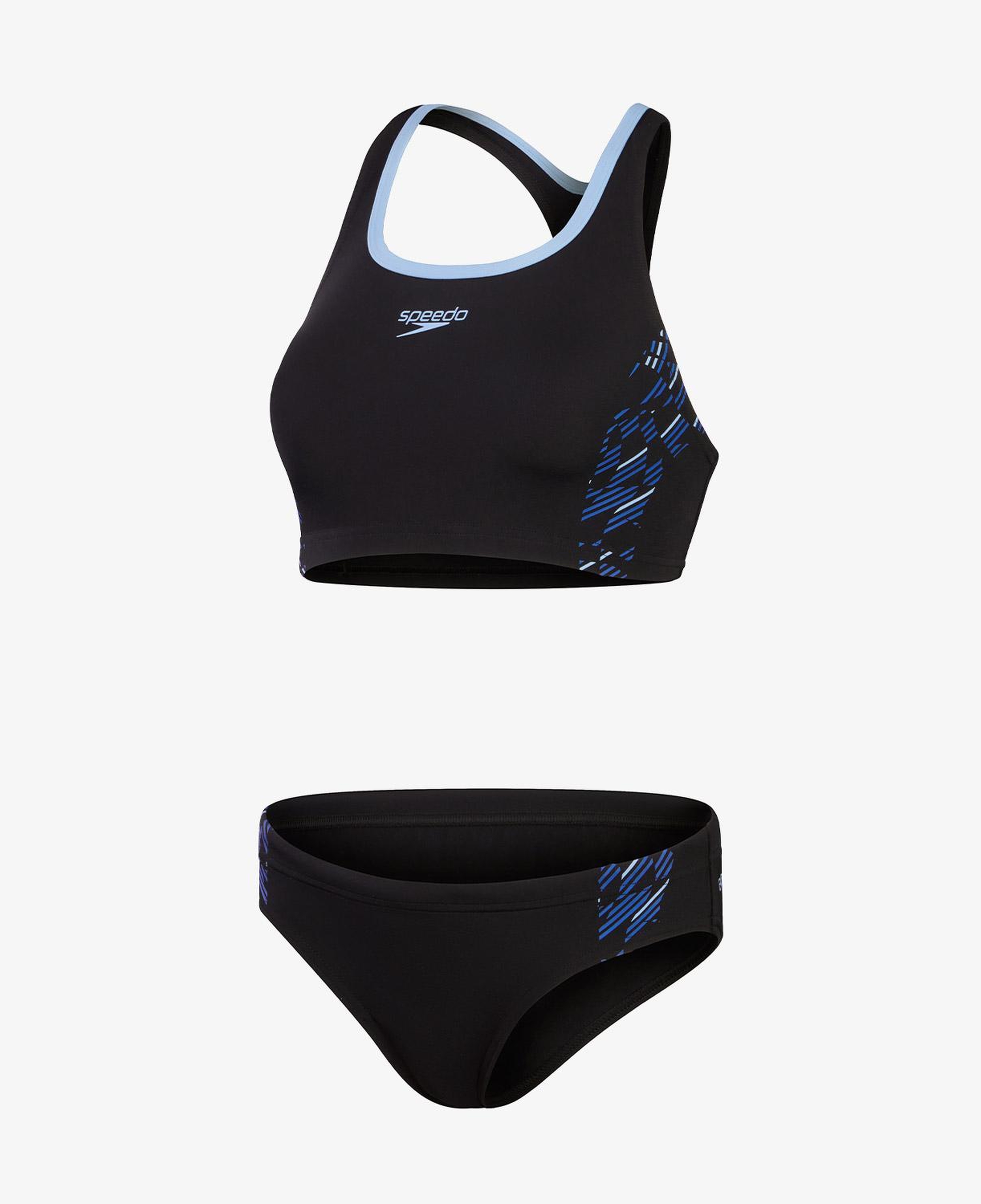 Speedo Placement 2 Piece Kadın Siyah Bikini