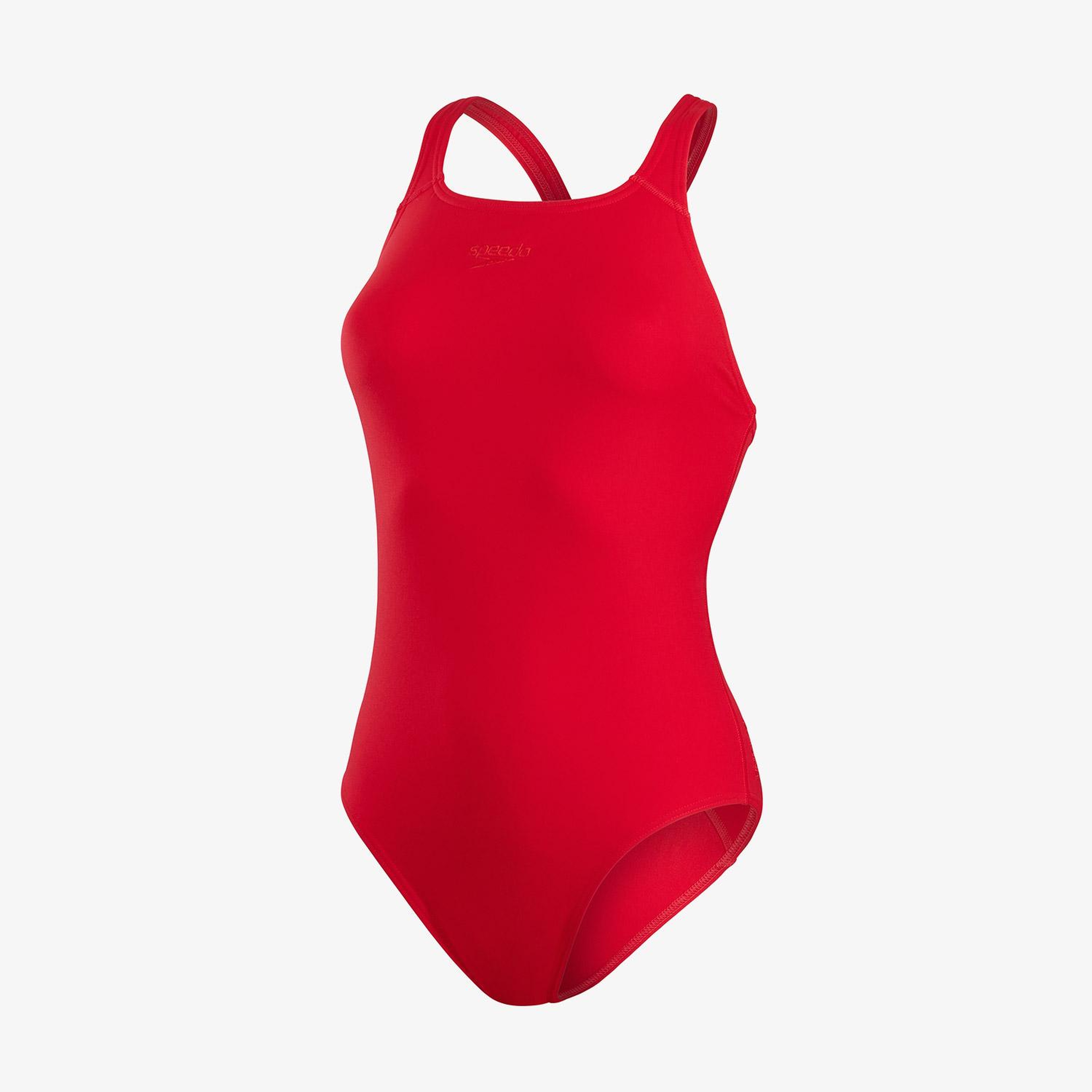 Speedo Eco End Medalist Kadın Kırmızı Mayo