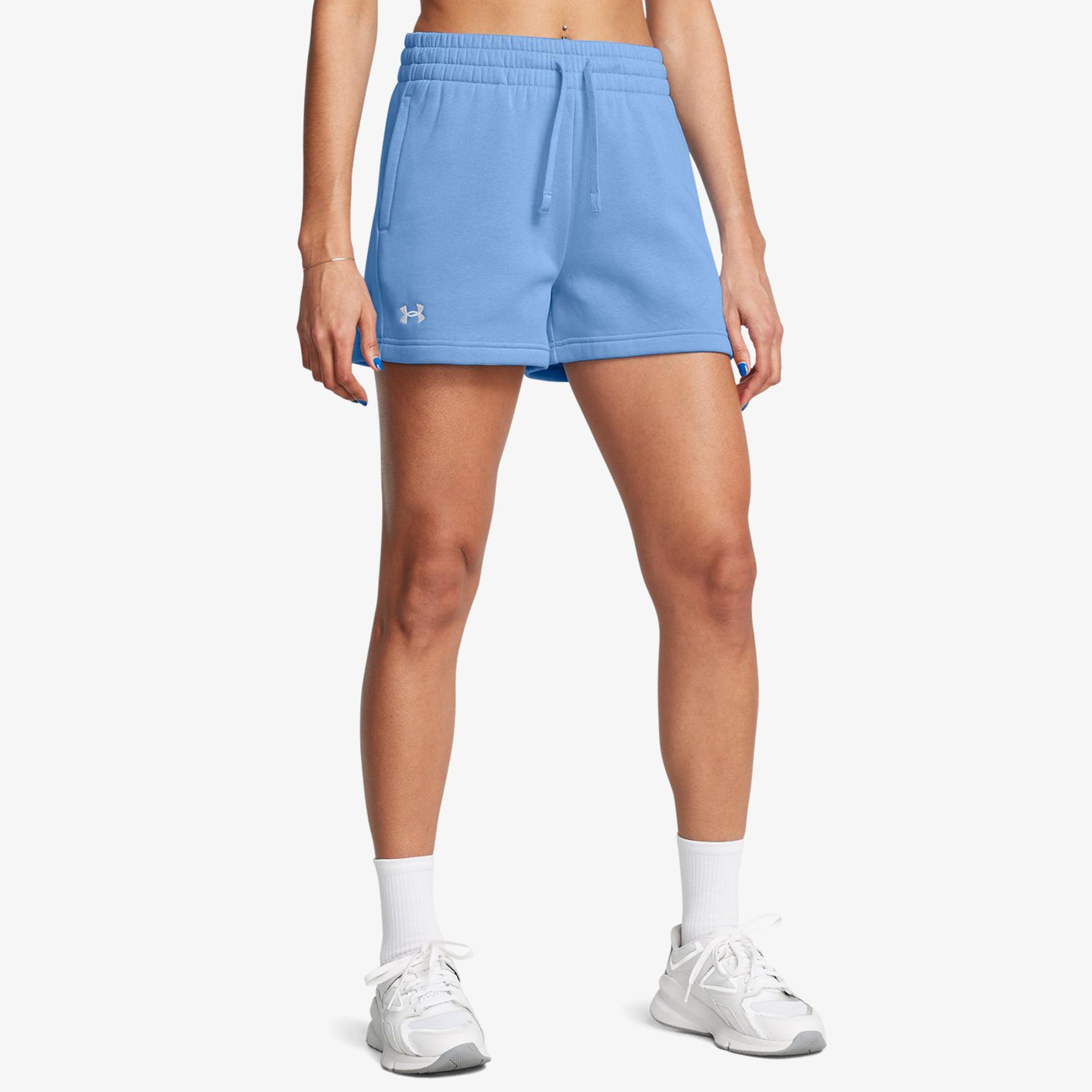 Under Armour Rival Fleece Kadın Mavi Günlük Şort