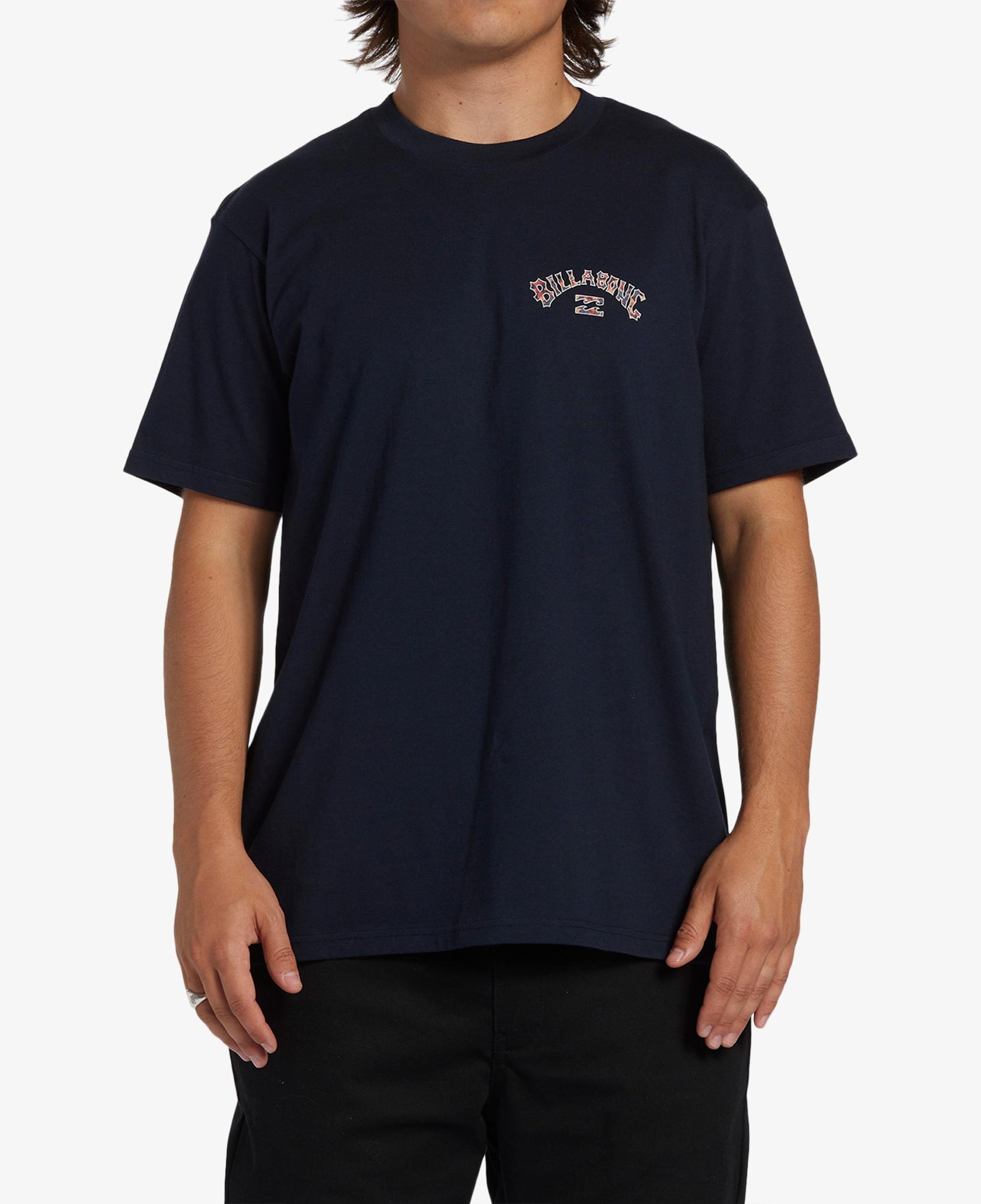 Billabong Arch Fill Erkek Lacivert Günlük T-Shirt