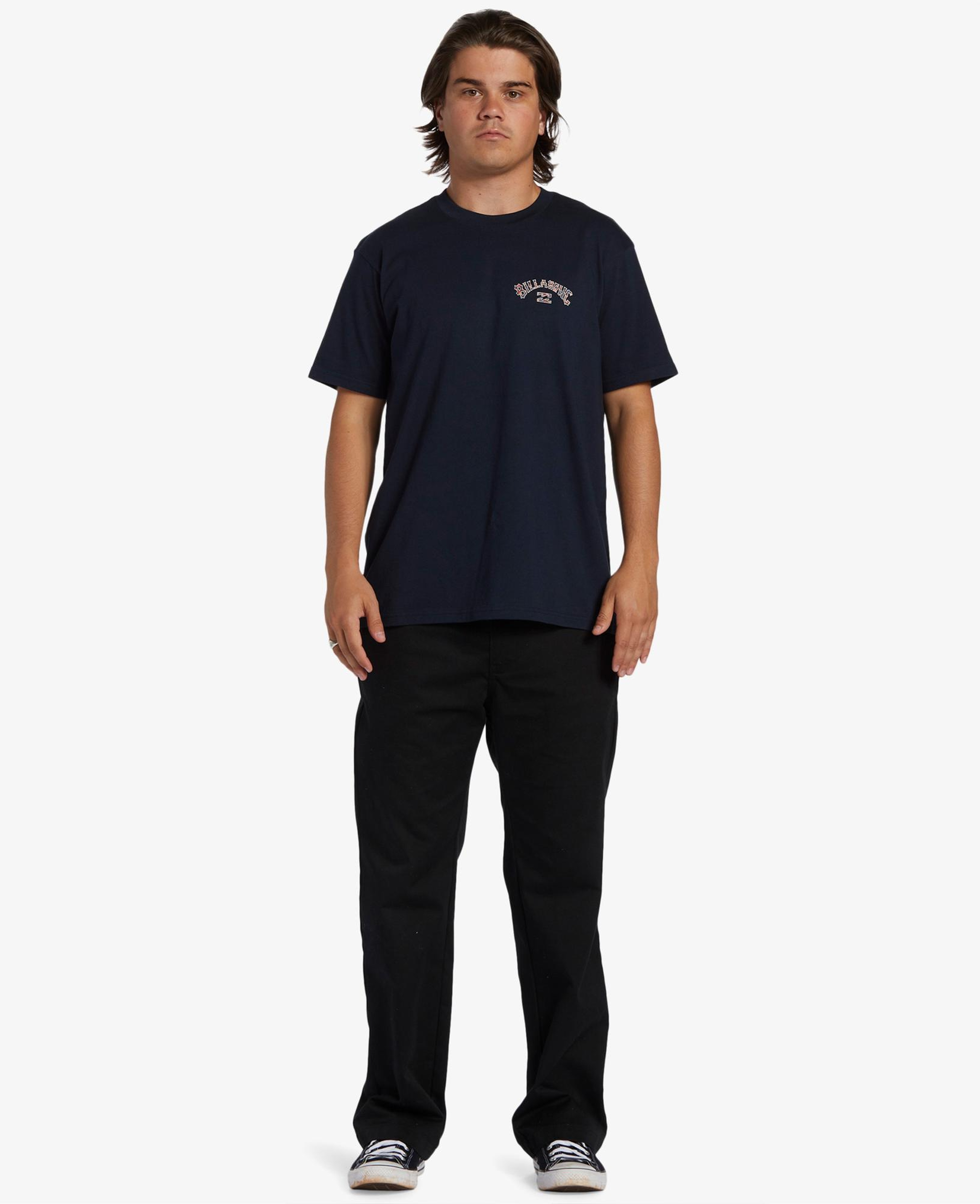 Billabong Arch Fill Erkek Lacivert Günlük T-Shirt