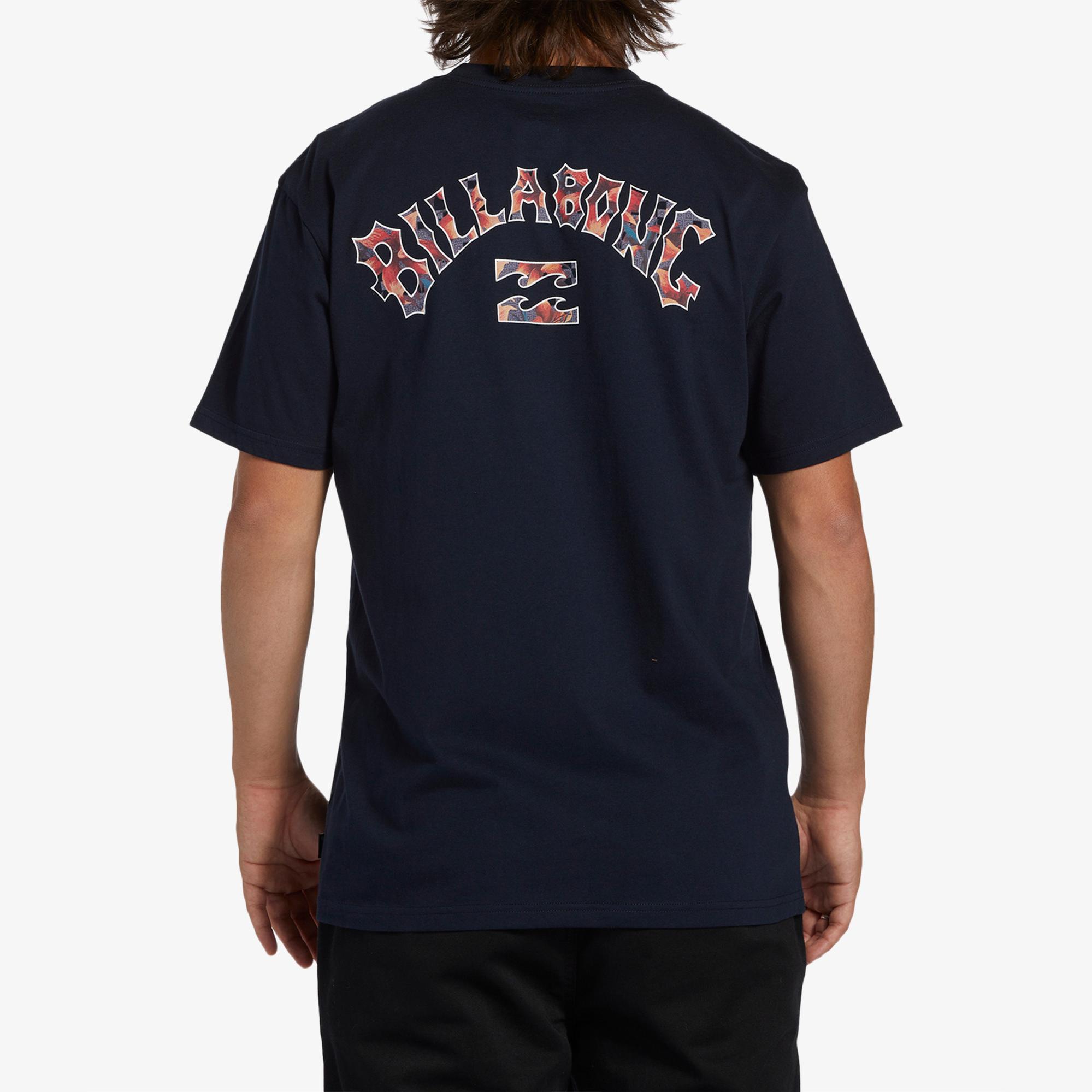 Billabong Arch Fill Erkek Lacivert Günlük T-Shirt