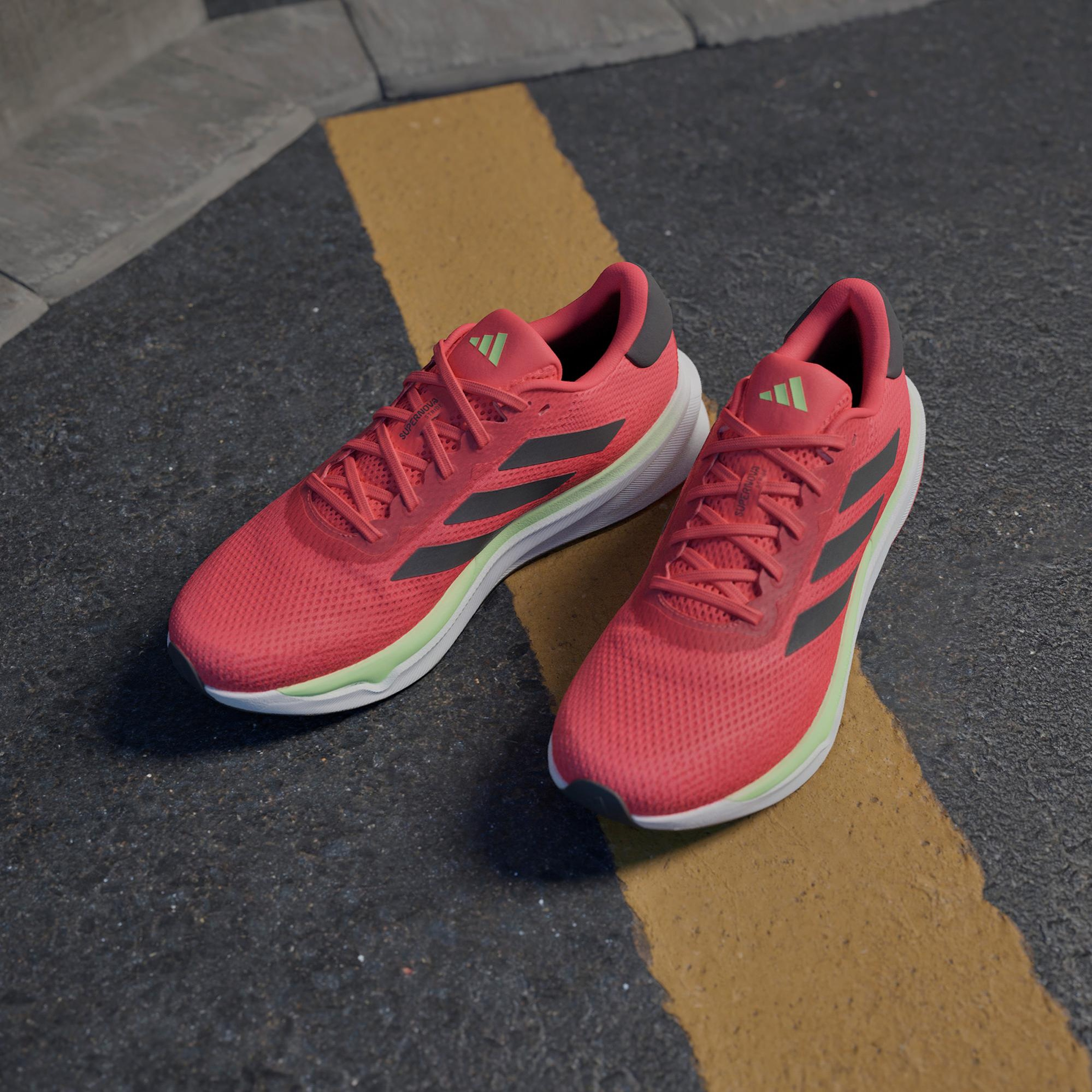 adidas Supernova Stride Erkek Kırmızı Koşu Ayakkabısı