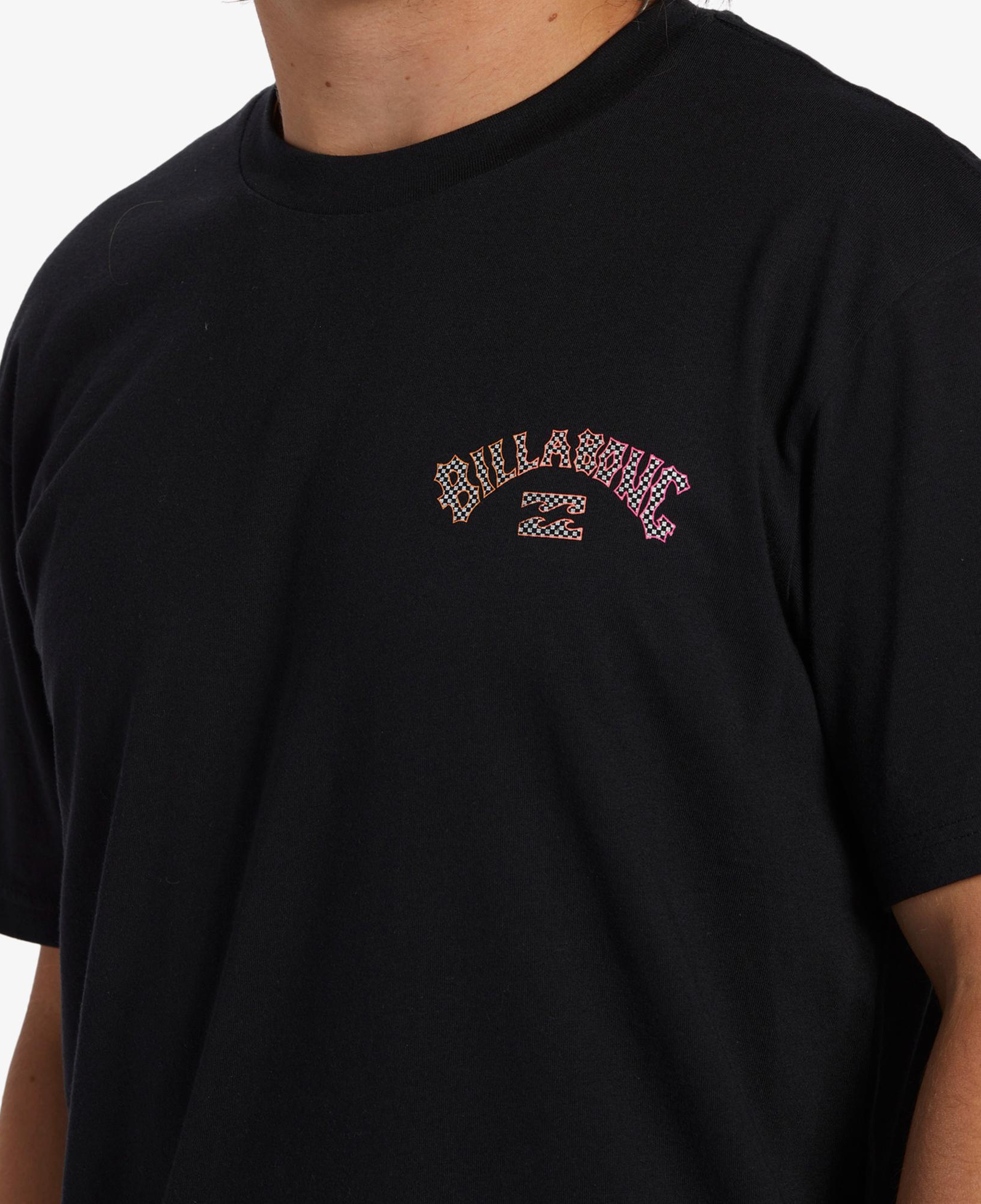 Billabong Arch Fill Erkek Siyah Günlük T-Shirt