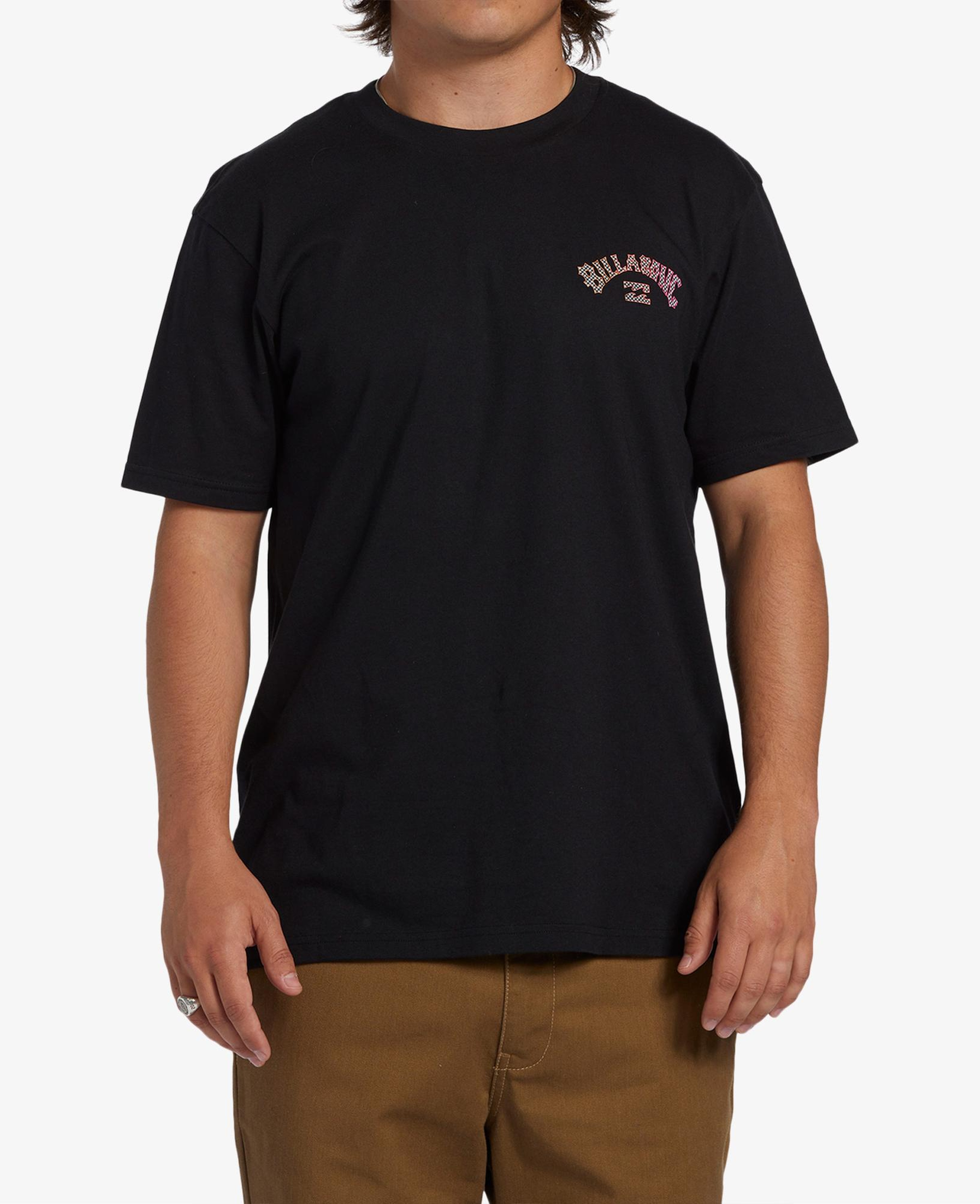 Billabong Arch Fill Erkek Siyah Günlük T-Shirt