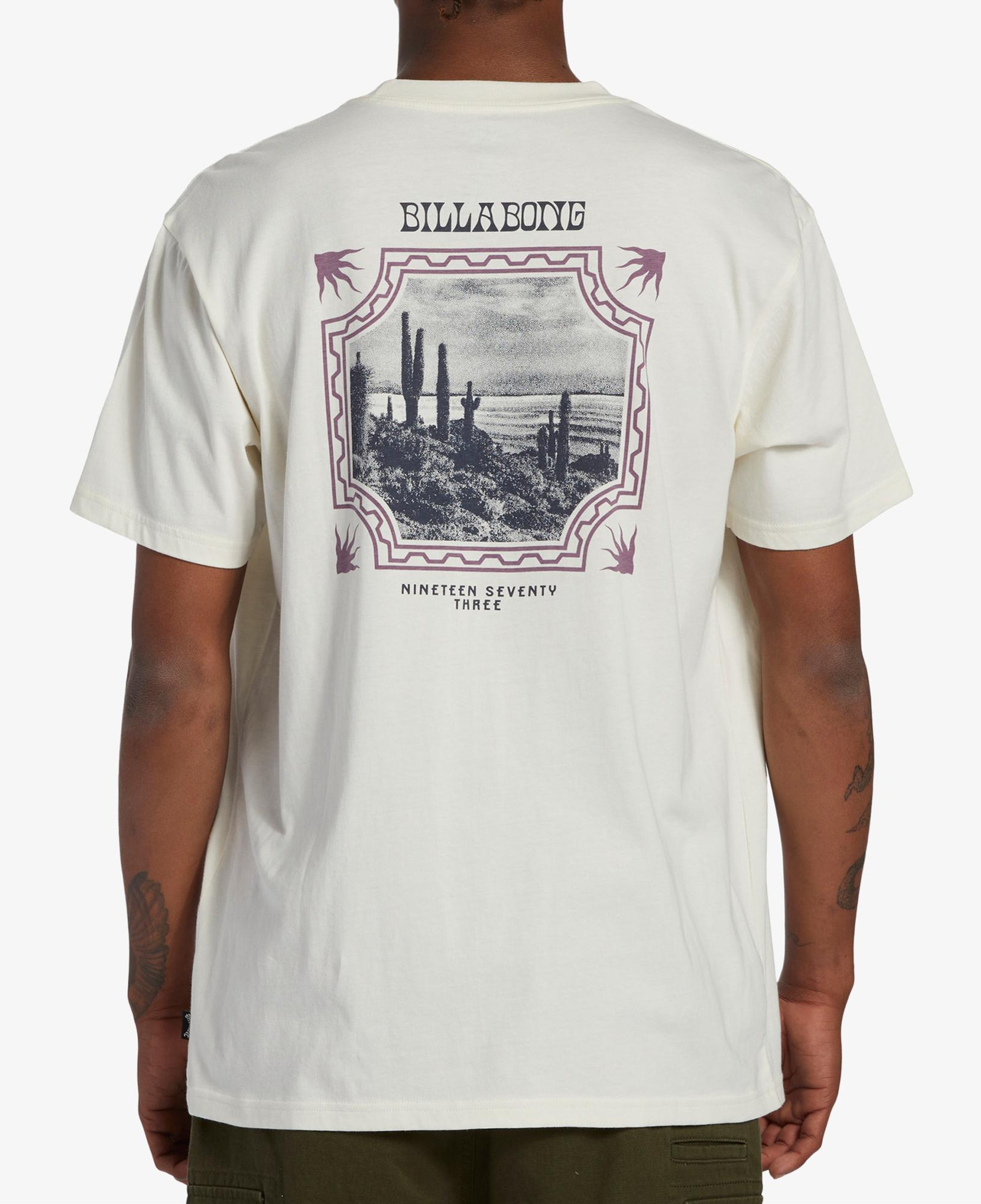 Billabong Crossed Up Erkek Bej Günlük T-Shirt