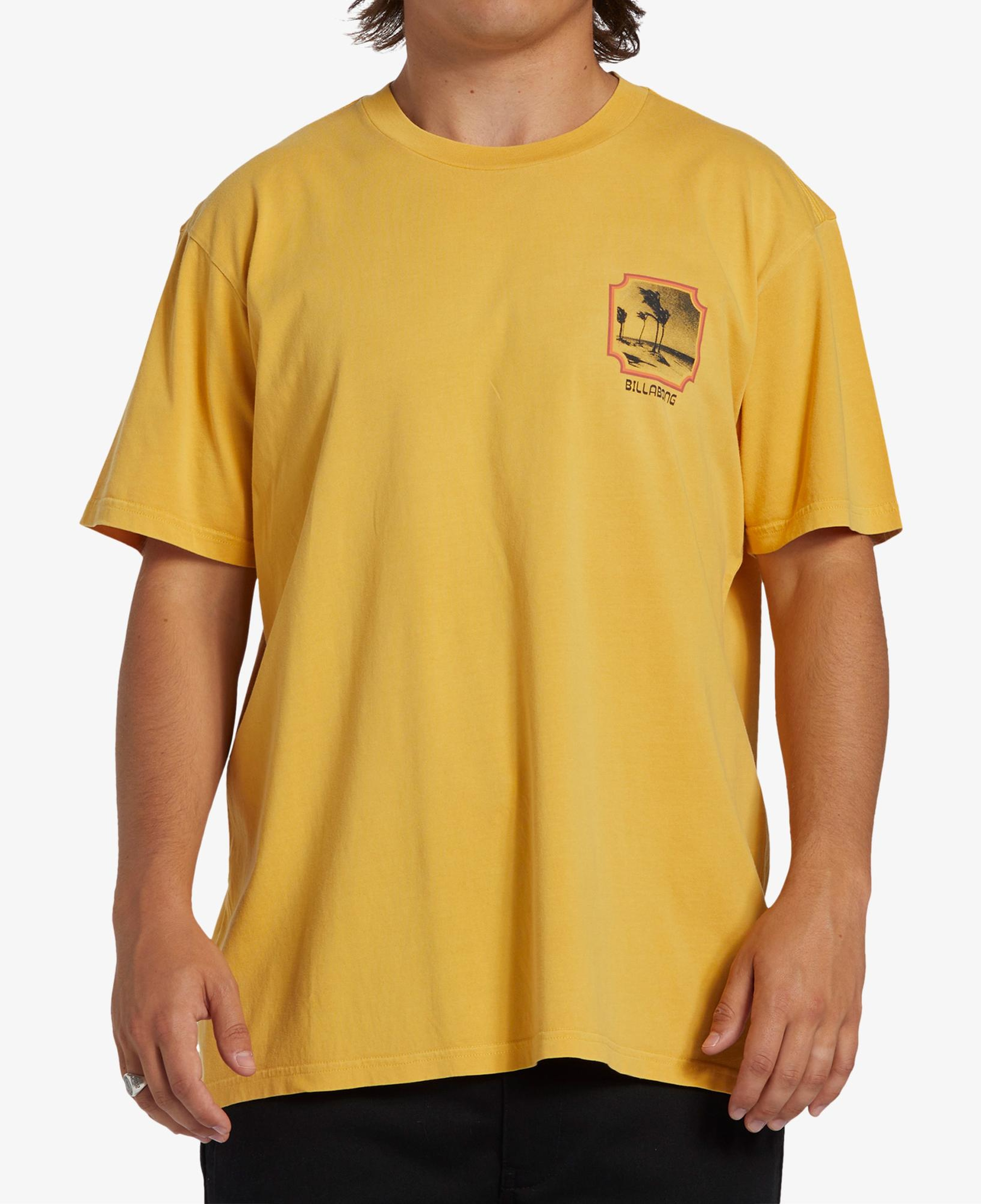 Billabong Reflections Erkek Sarı Günlük T-Shirt