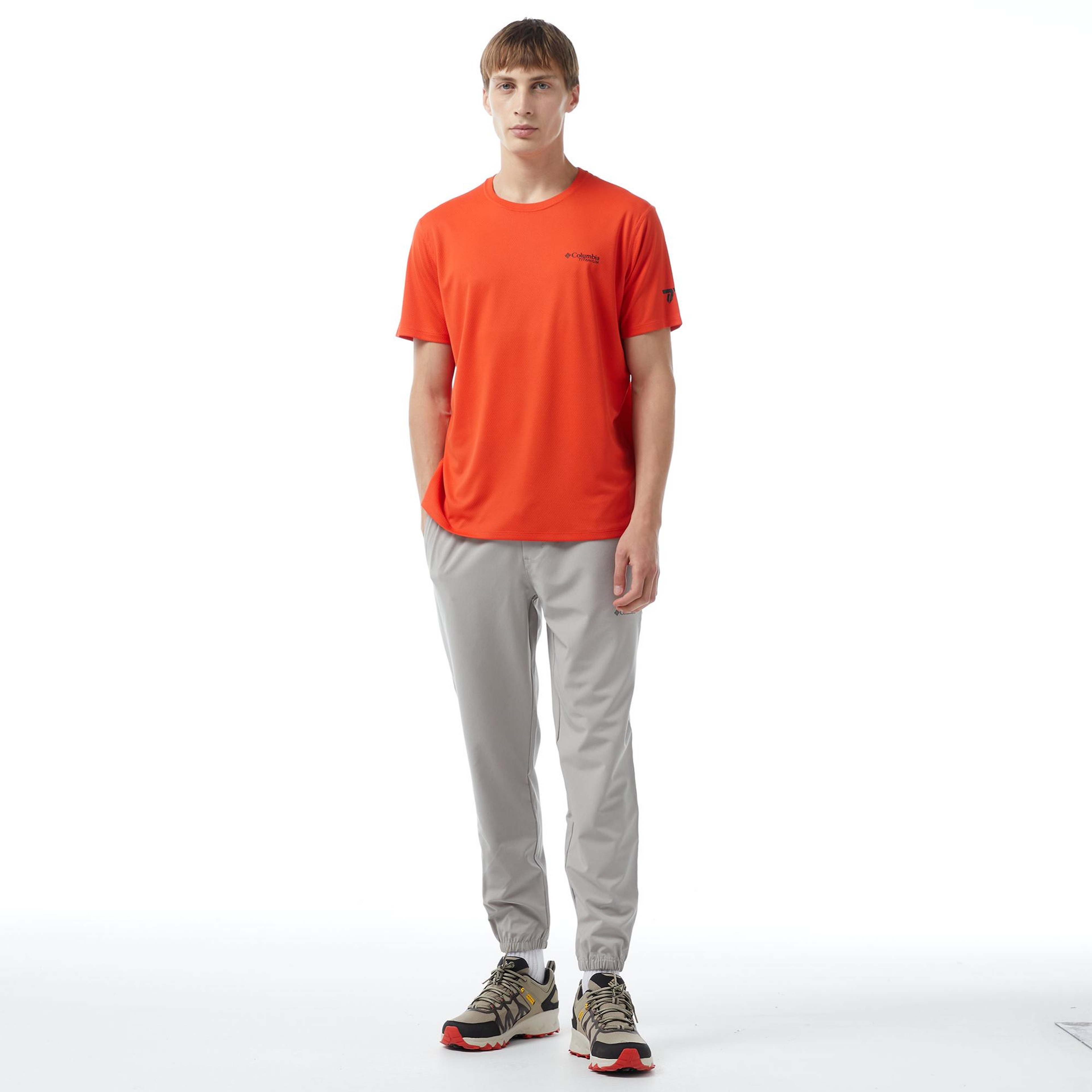 Columbia Erkek Turuncu Günlük T-Shirt