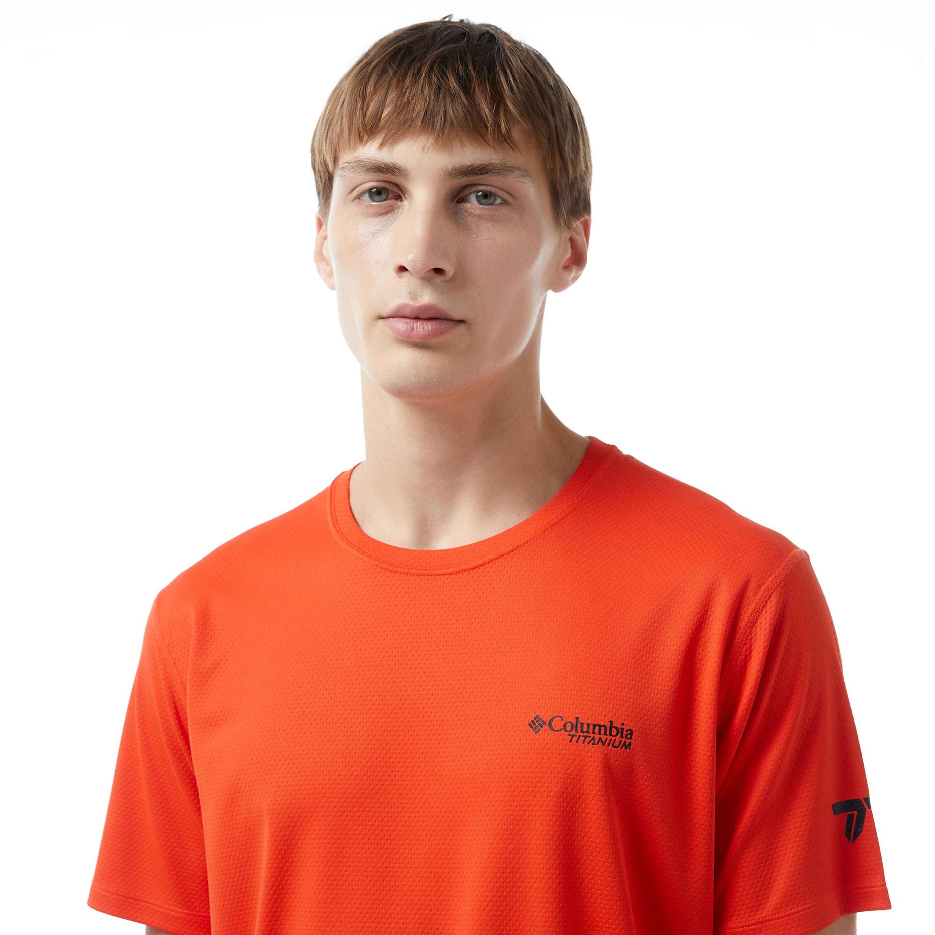 Columbia Erkek Turuncu Günlük T-Shirt
