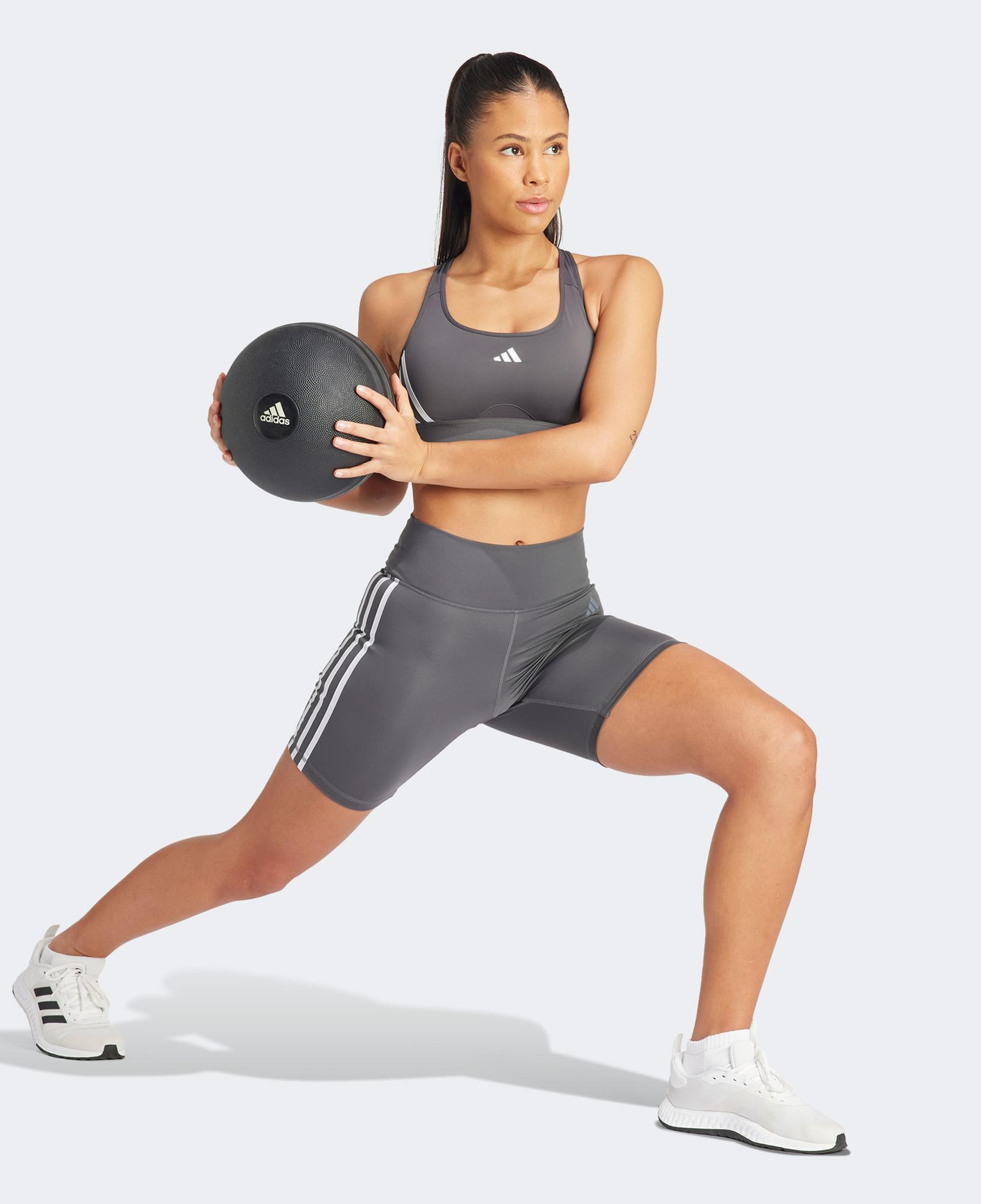 adidas Pwrct Ms 3S Bra Kadın Gri Antrenman Bra