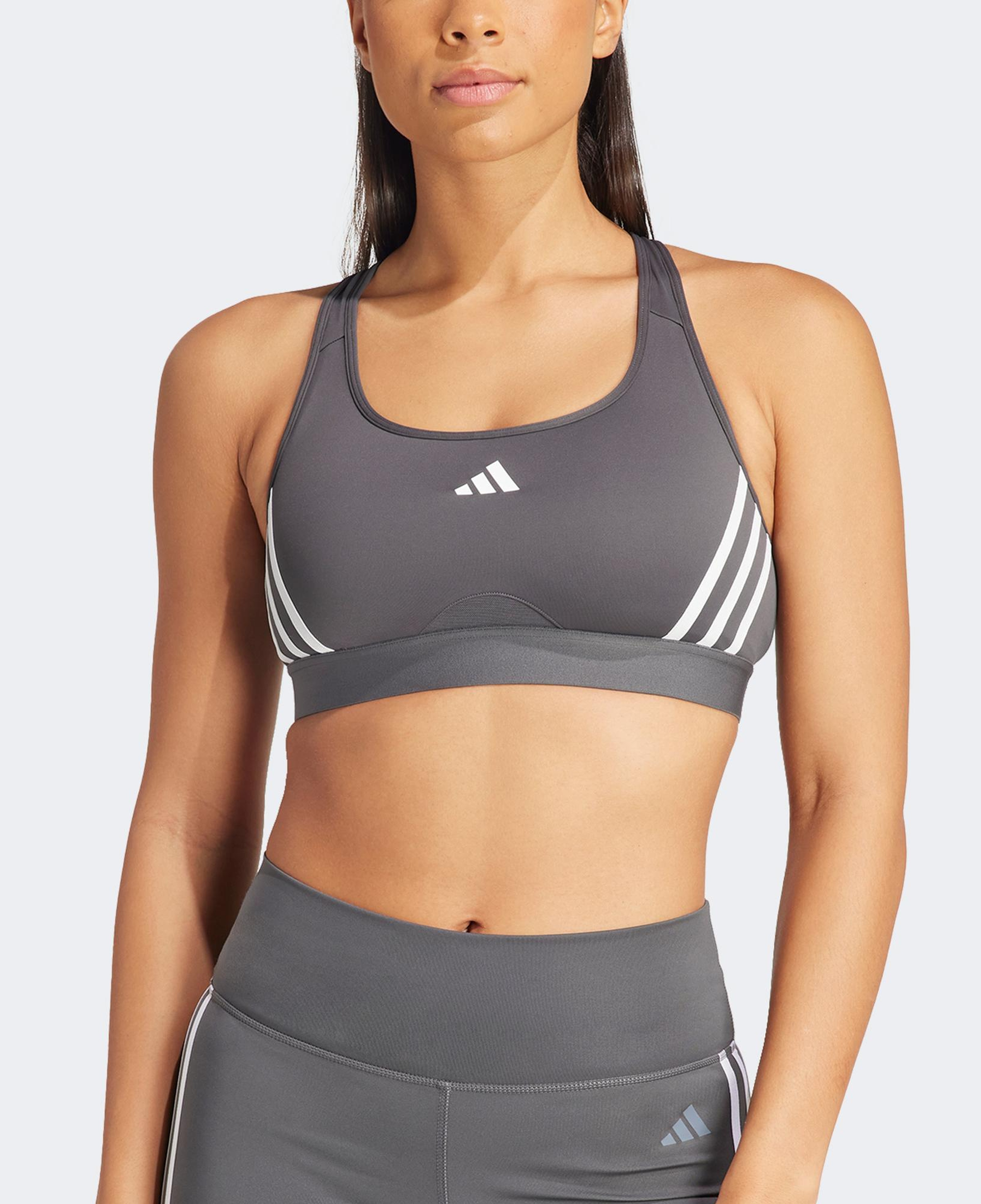 adidas Pwrct Ms 3S Bra Kadın Gri Antrenman Bra