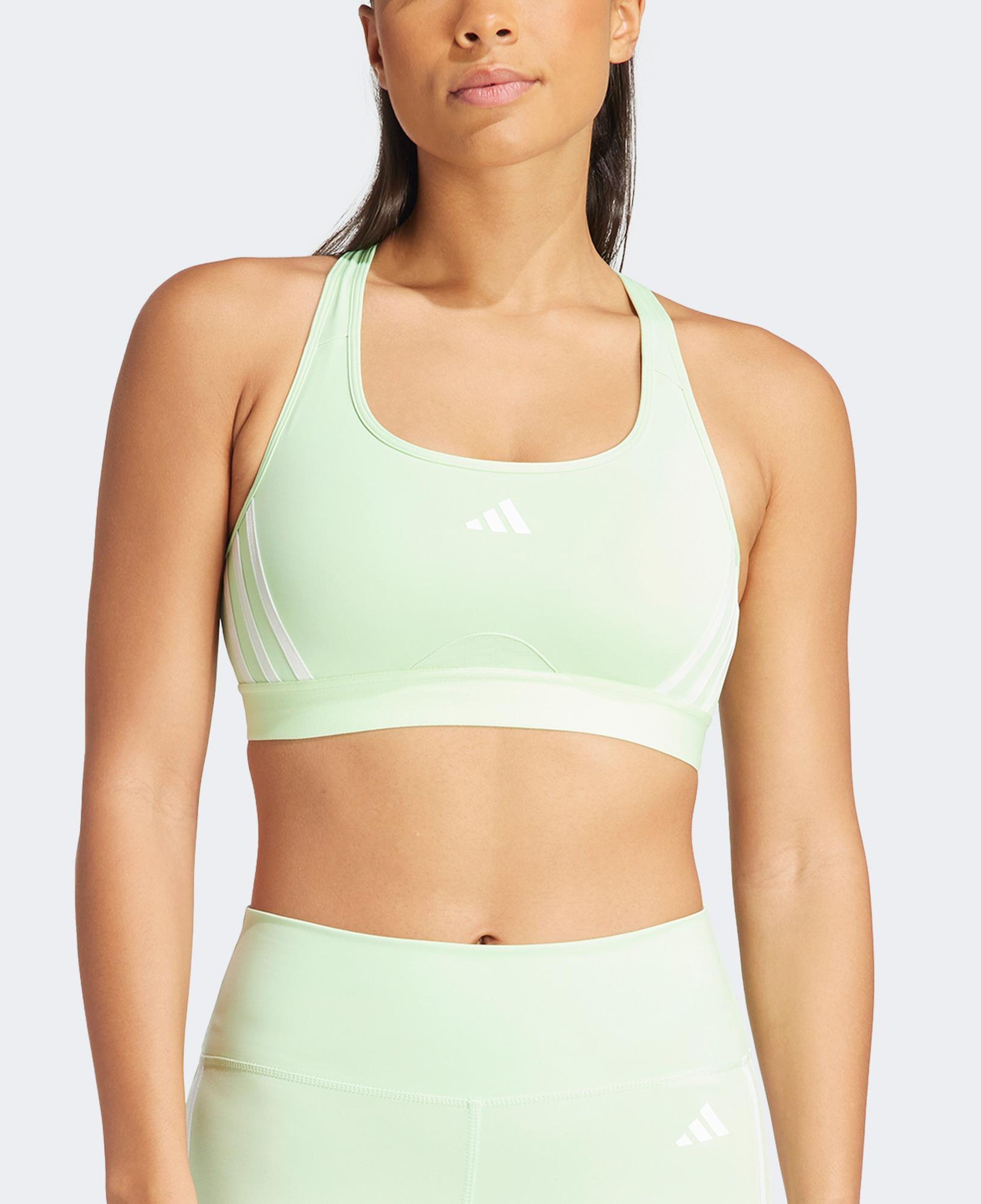 adidas Pwrct Ms 3S Bra Kadın Yeşil Antrenman Bra