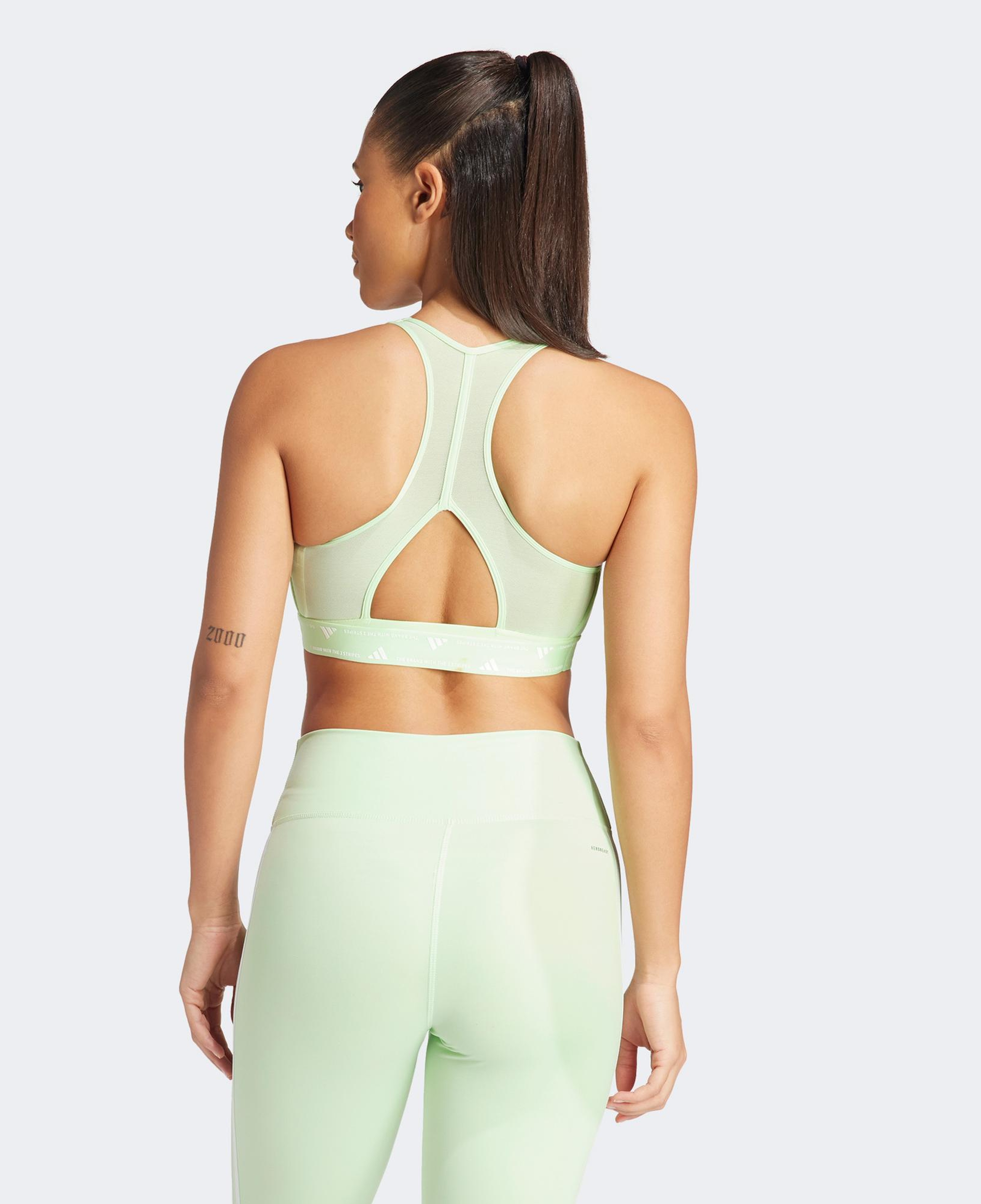 adidas Pwrct Ms 3S Bra Kadın Yeşil Antrenman Bra