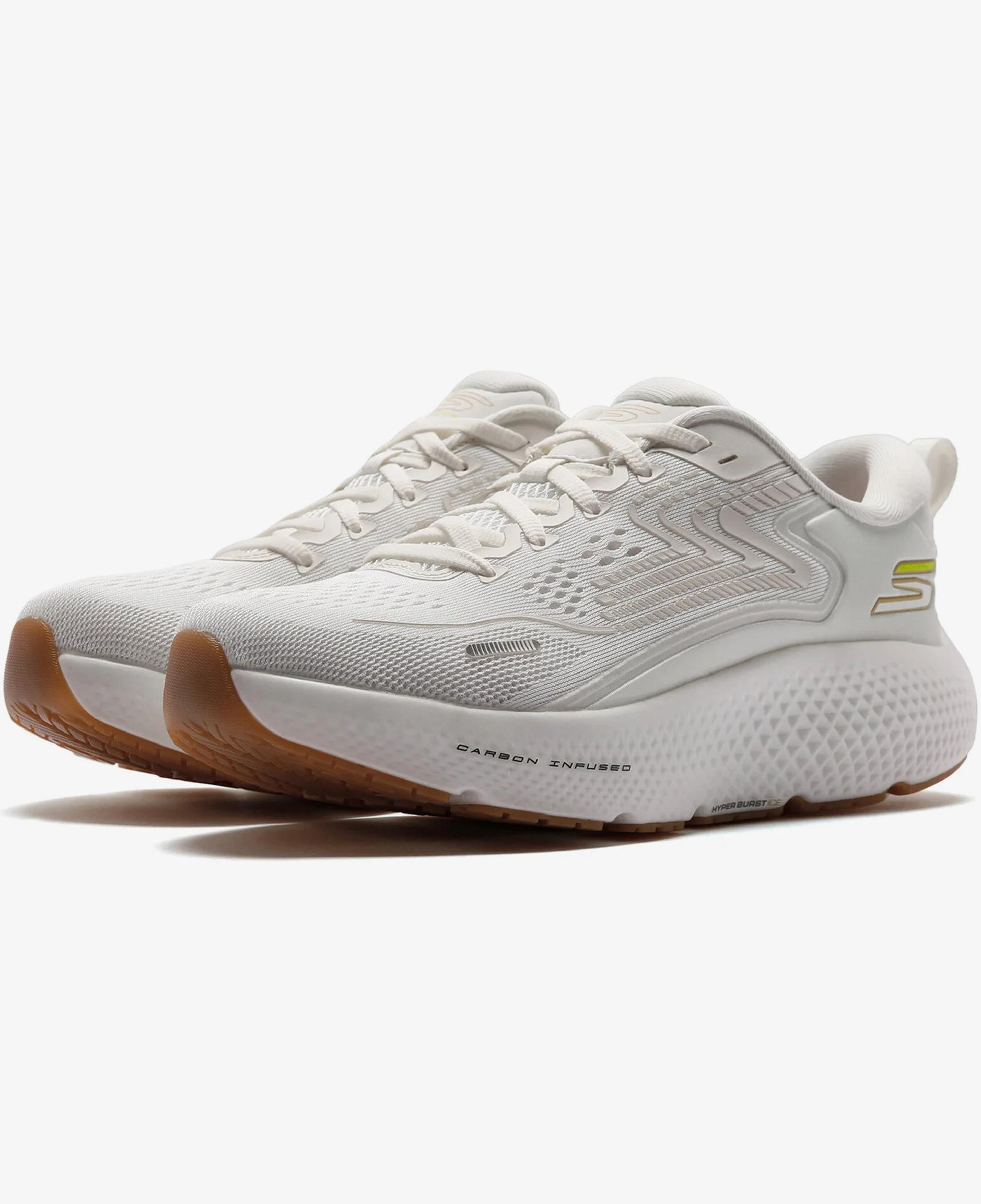 Skechers Go Run Max Road 6 Kadın Beyaz Koşu Ayakkabısı