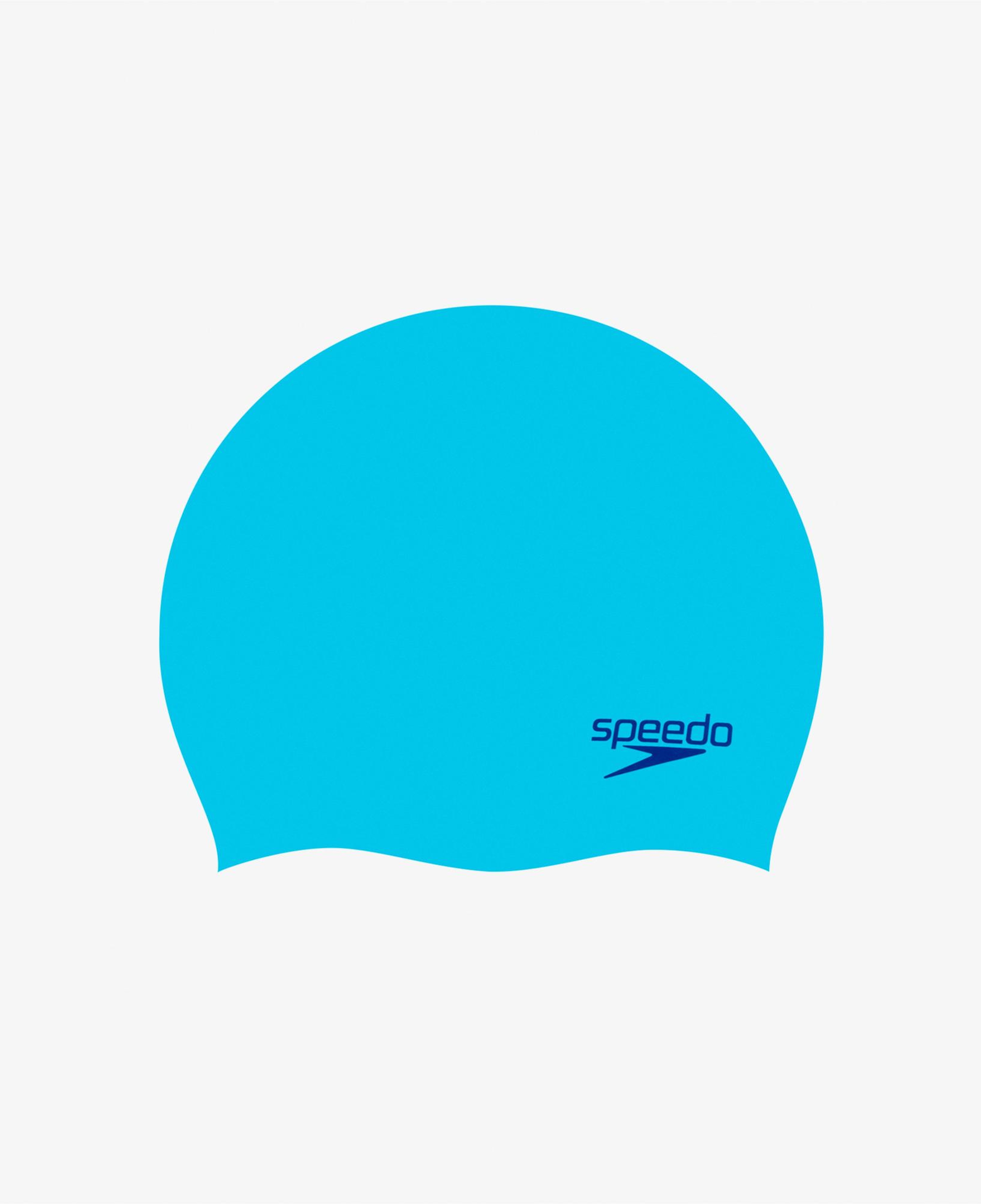 Speedo Moulded Silicon Çocuk Mavi Yüzücü Bonesi