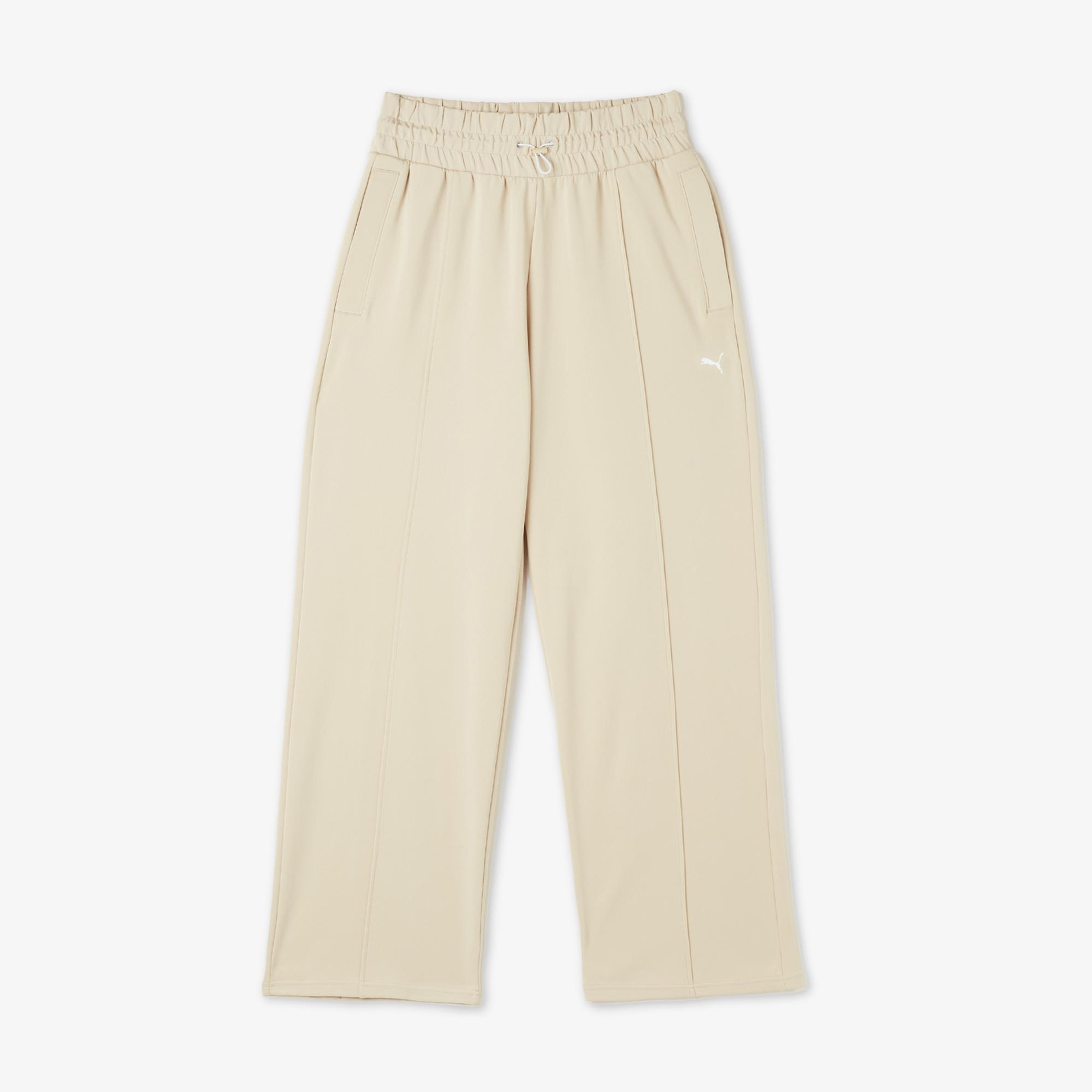 Puma Fıt Double Knıt Jogger Kadın Krem Pantolon