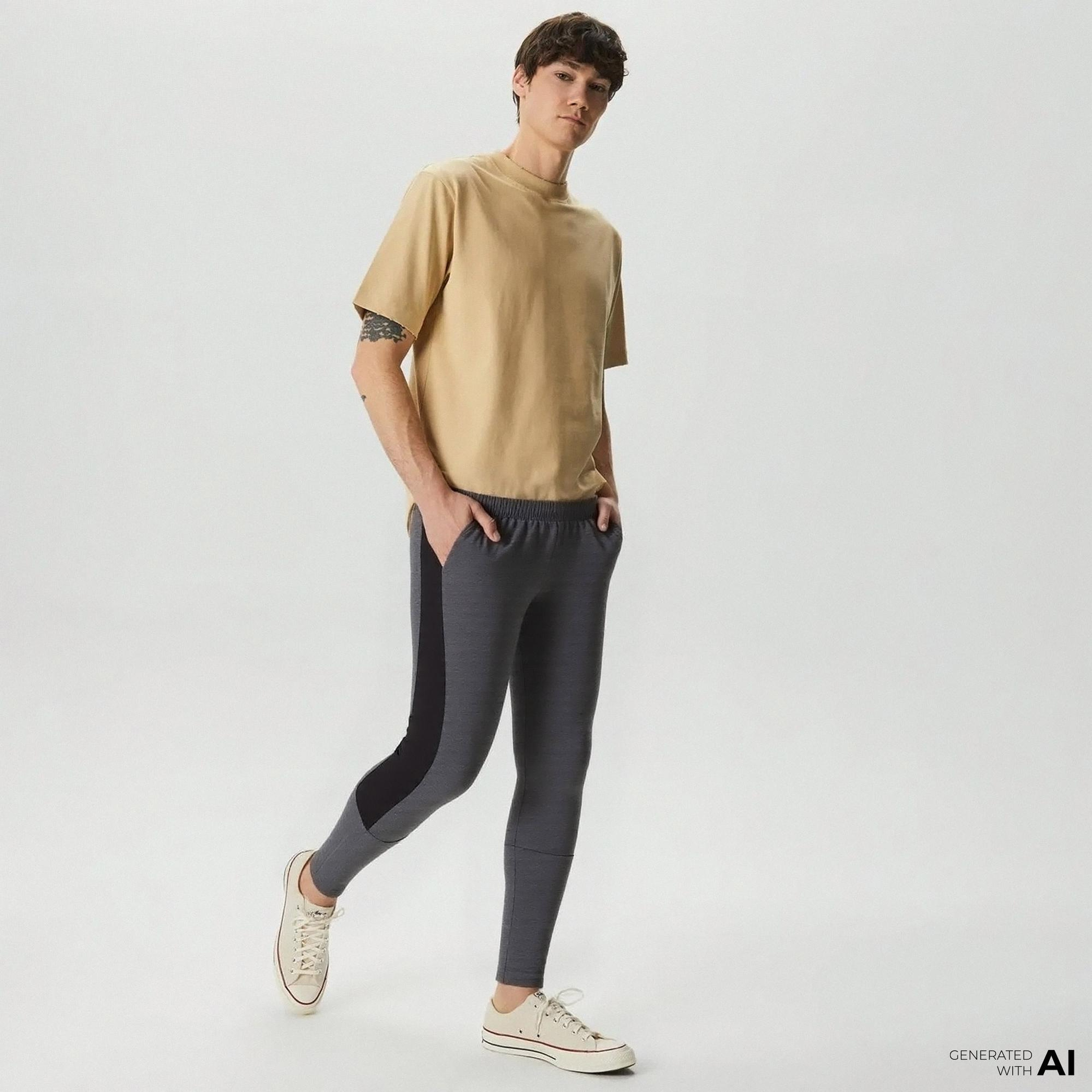 Puma Evostripe Unisex Gri Pantolon